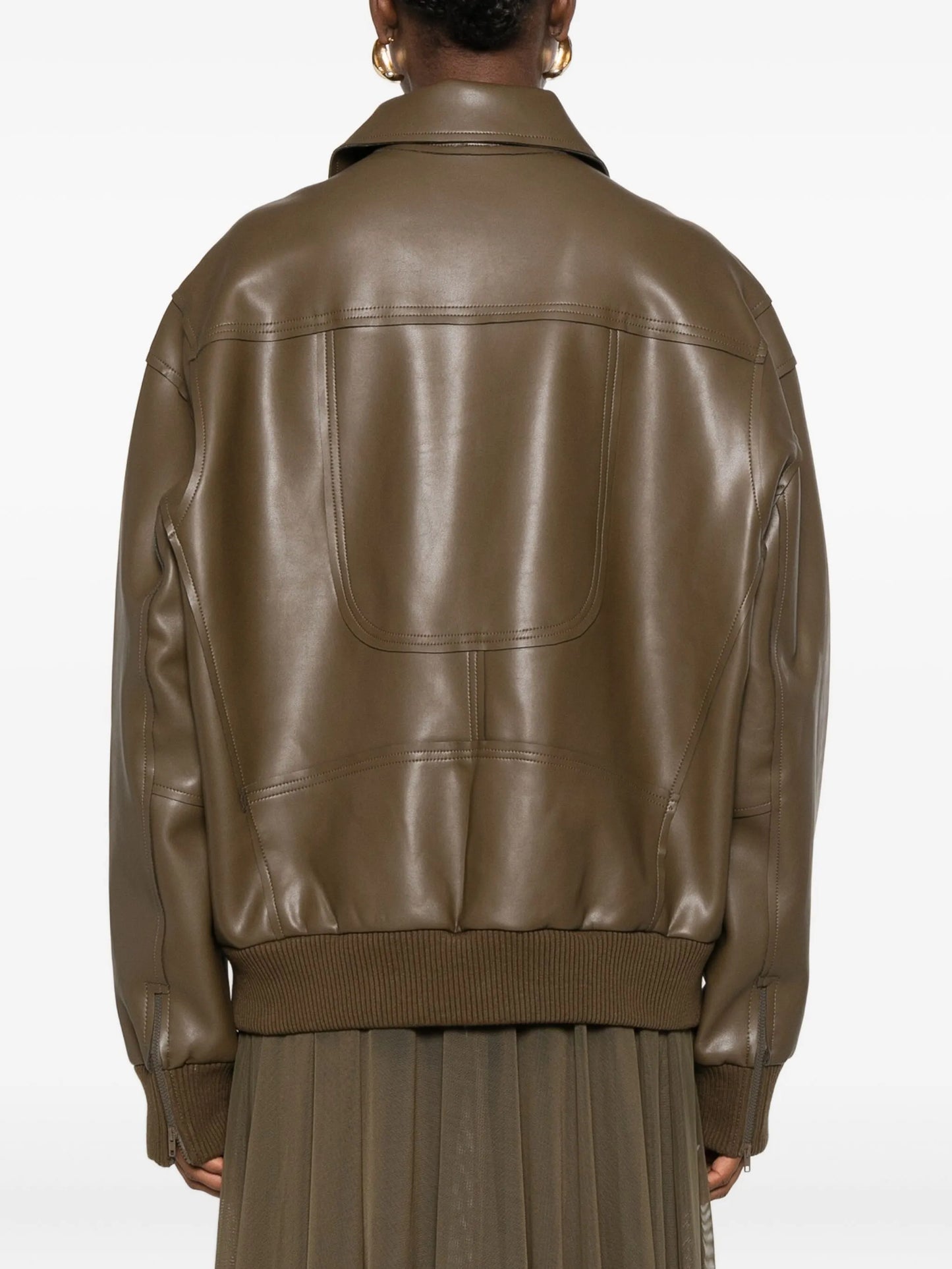 zip-front bomber jacket