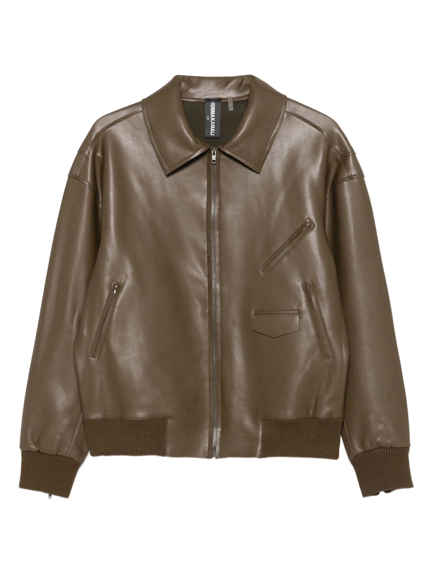 zip-front bomber jacket
