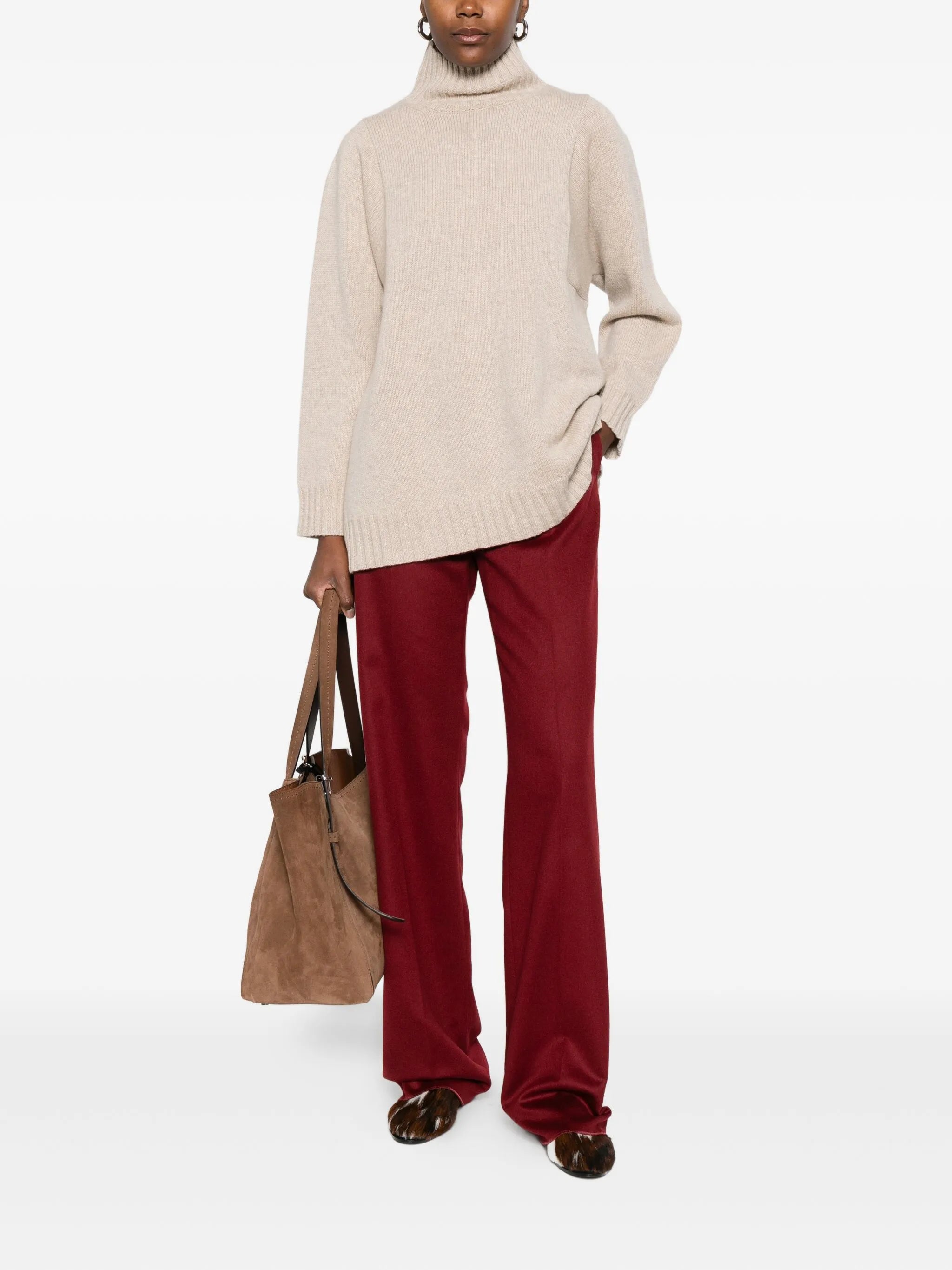 pleated trousers