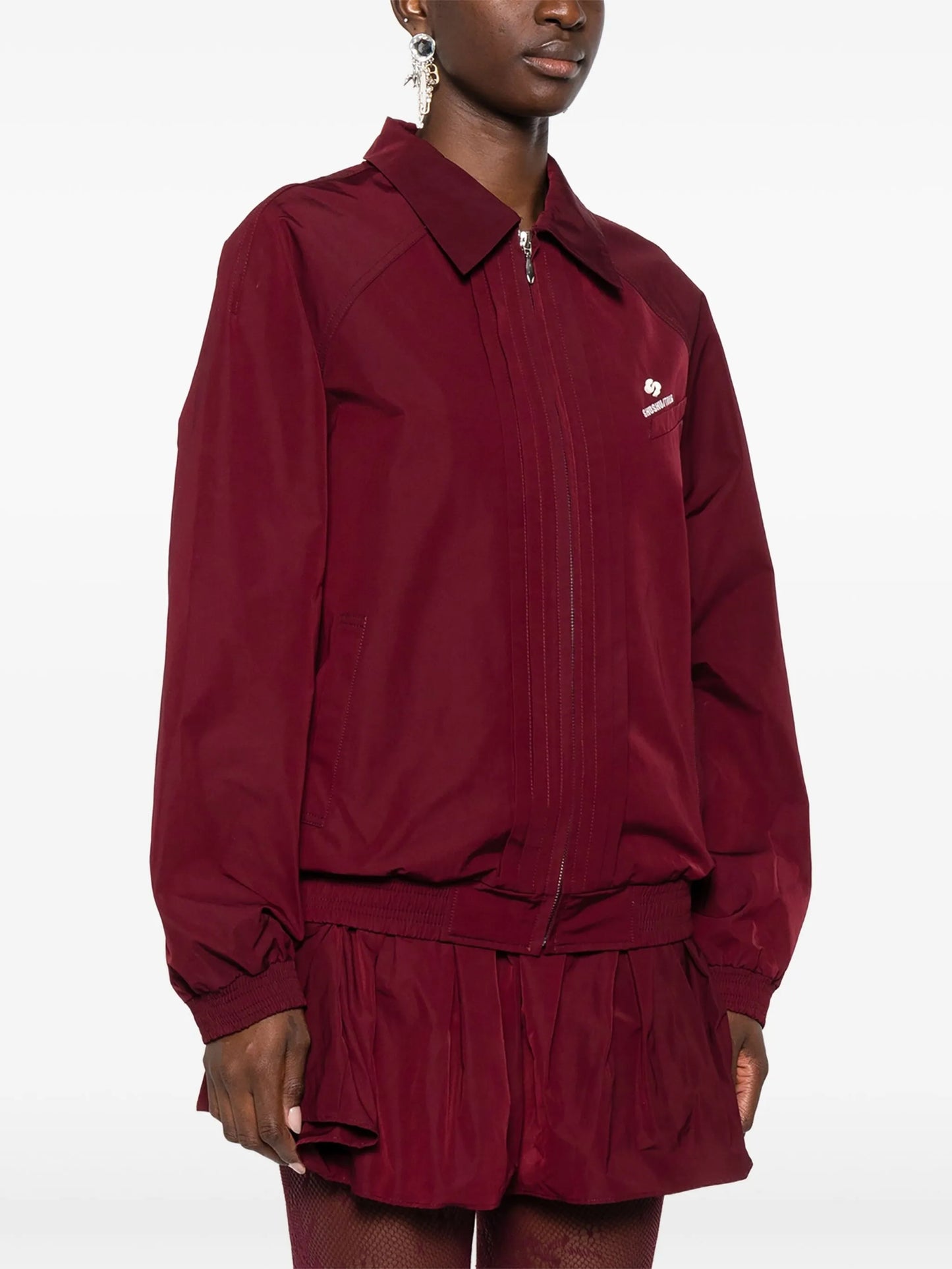 logo-detail track jacket