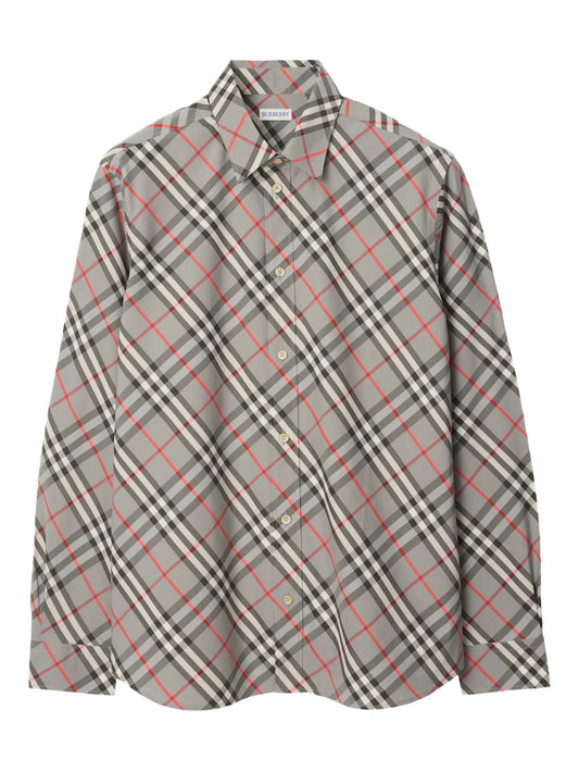 checked cotton shirt