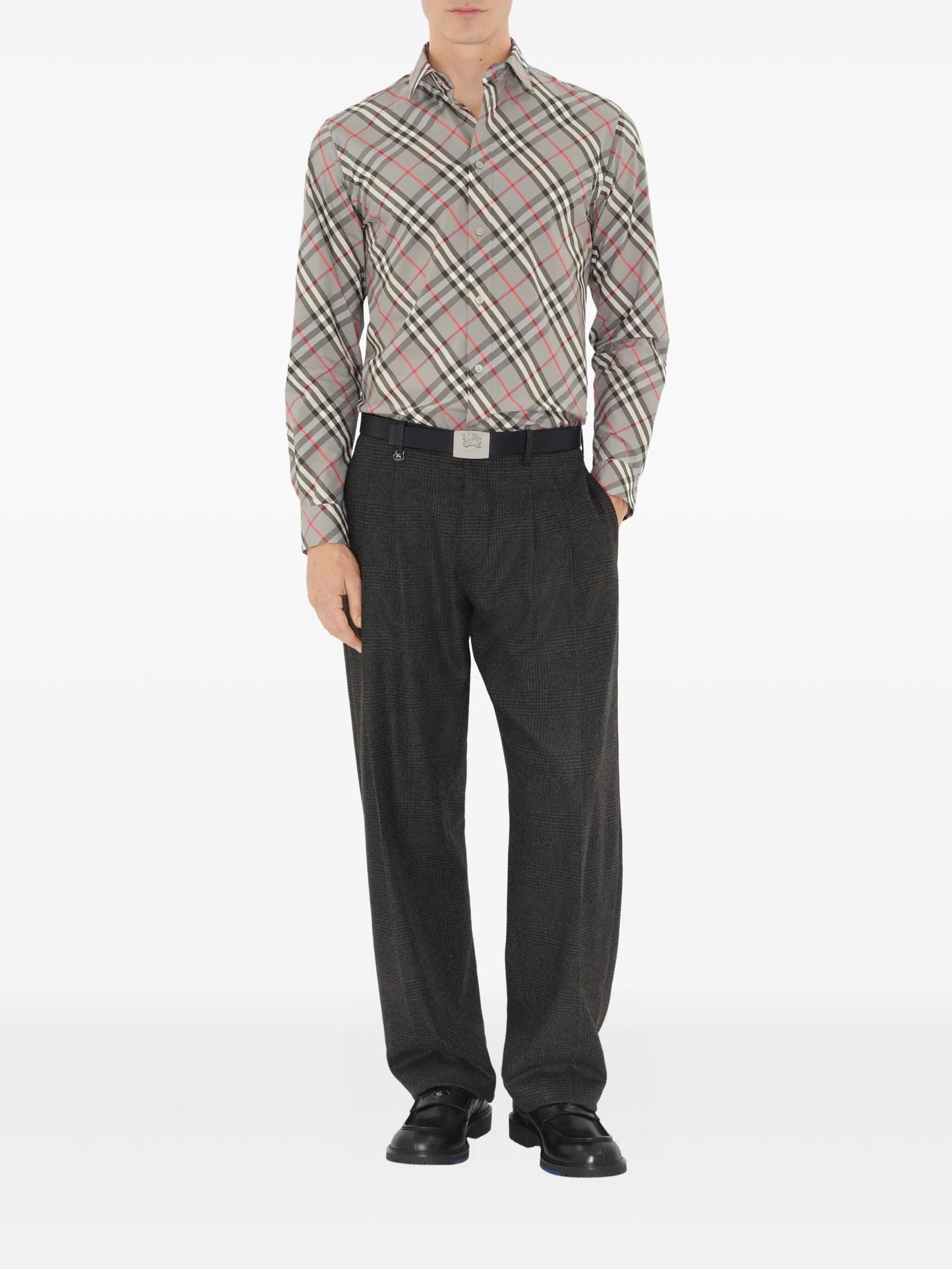 checked cotton shirt
