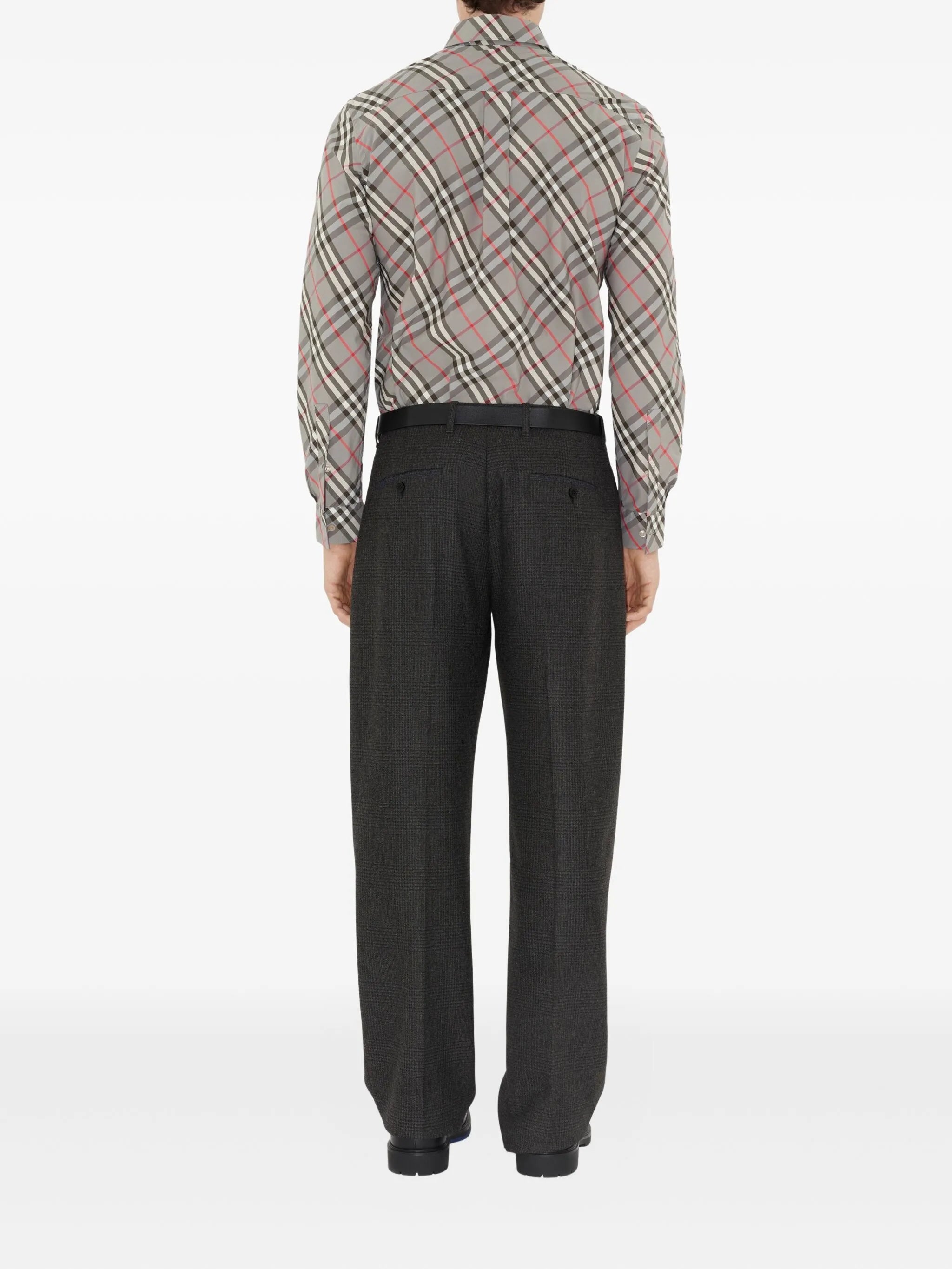 checked cotton shirt