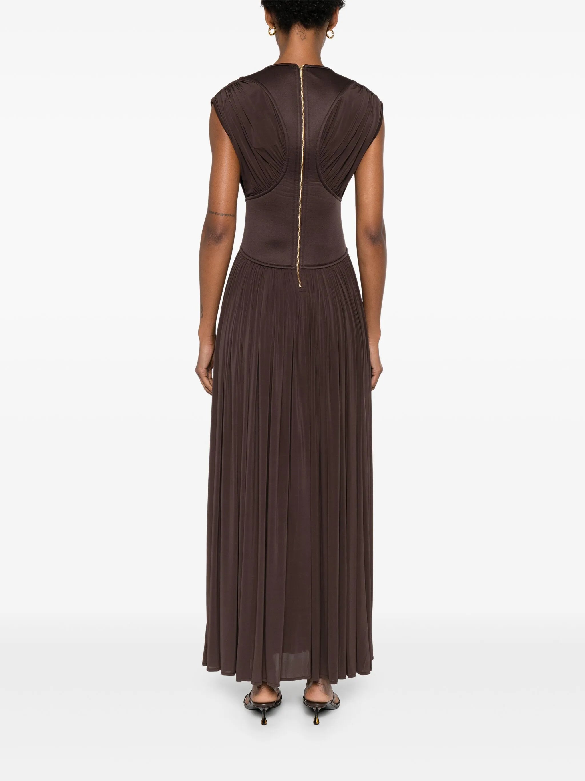 Illuminate Column maxi dress