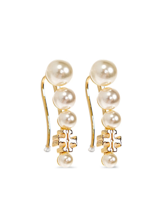 Pearl Ear Crawler earrings