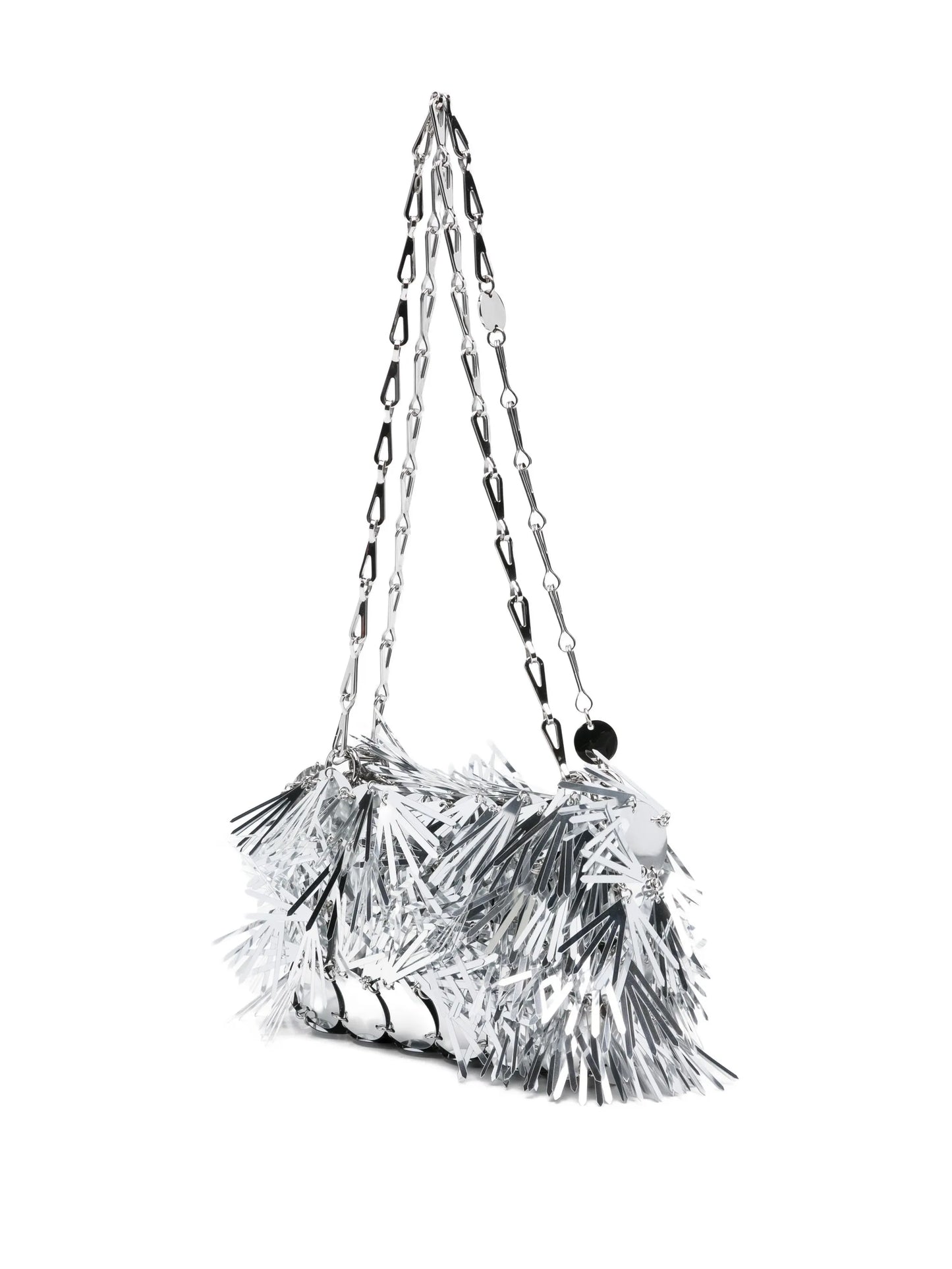 sequin-embellished chain shoulder bag