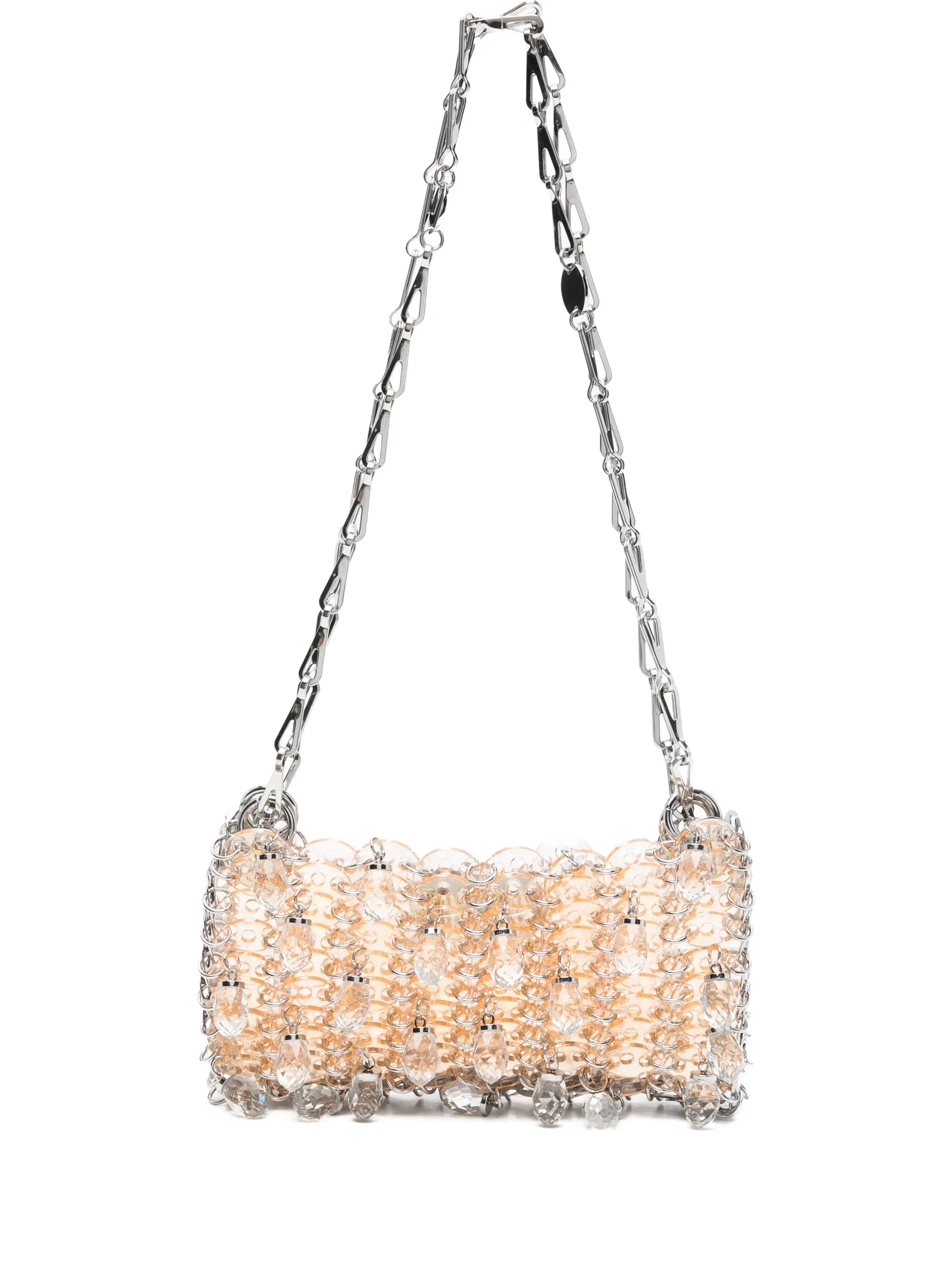 Paco 1969 disc-charm chain shoulder bag