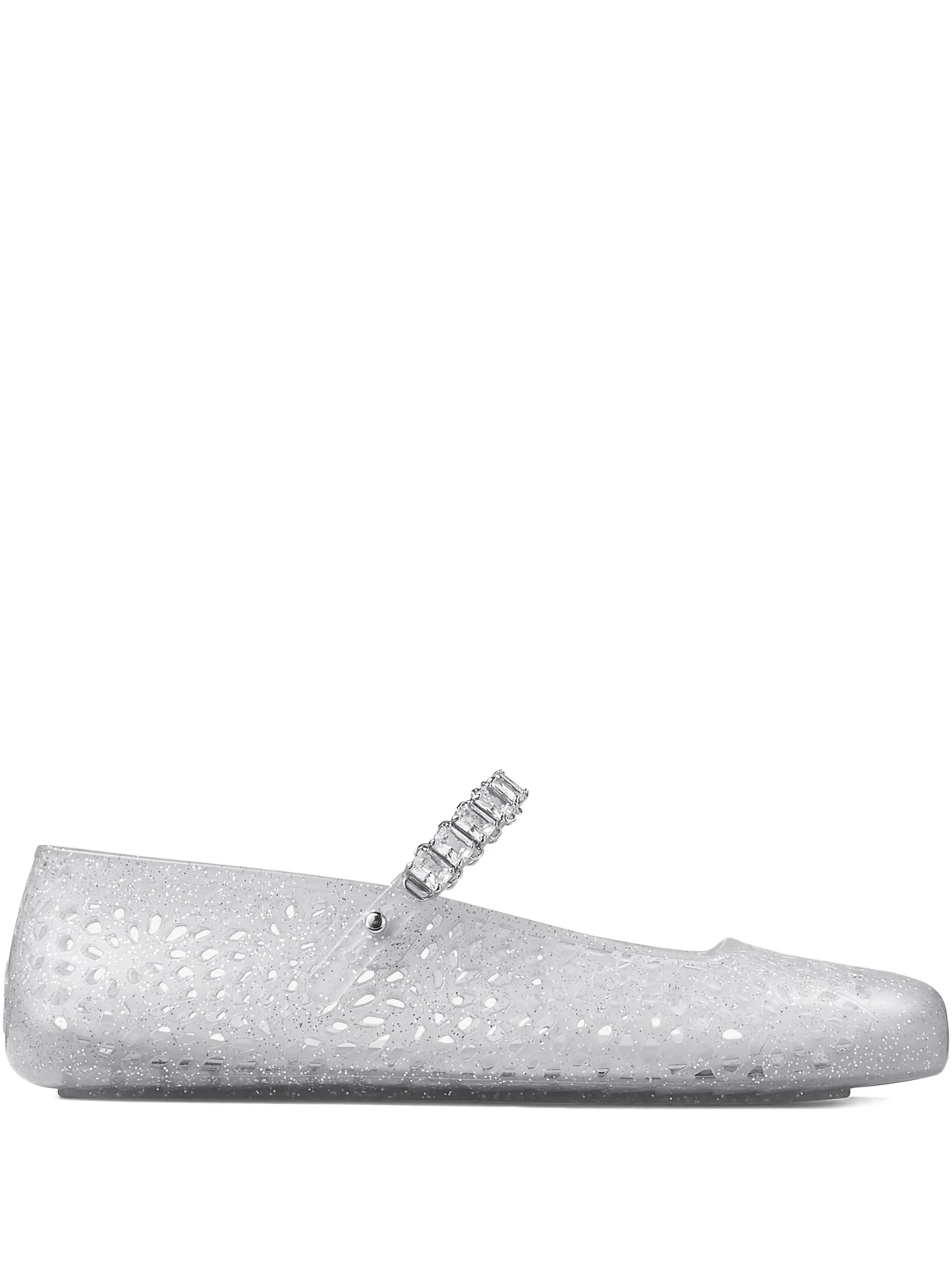 The Jelly crystal-embellished ballet flats