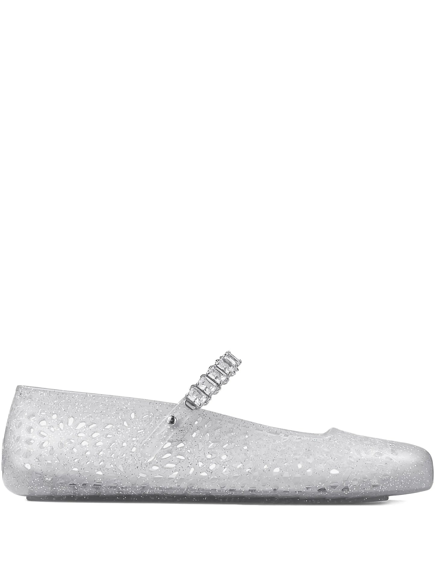 The Jelly crystal-embellished ballet flats