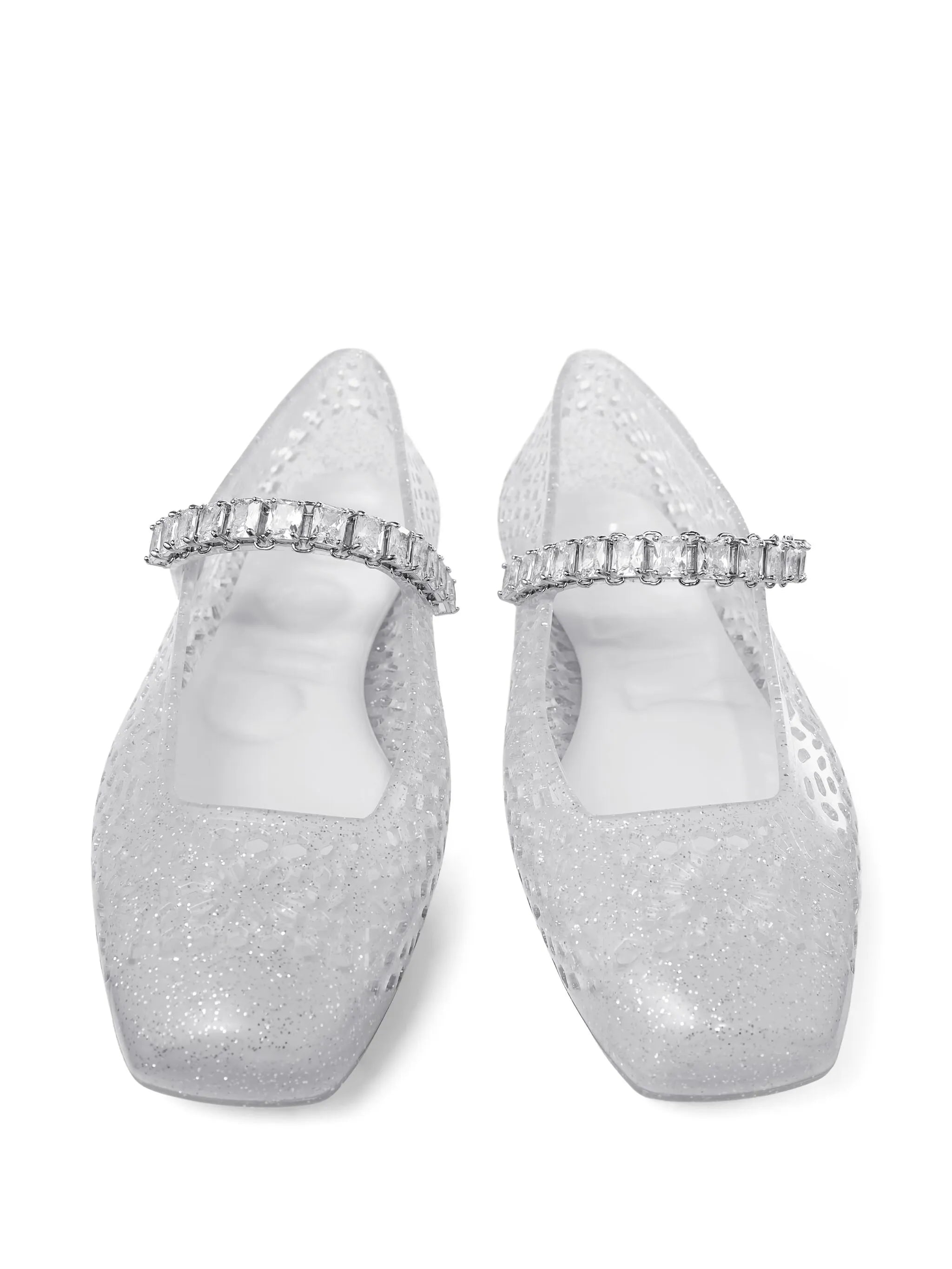 The Jelly crystal-embellished ballet flats
