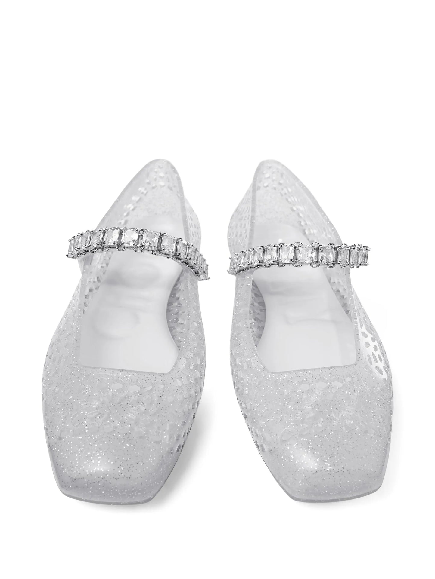 The Jelly crystal-embellished ballet flats