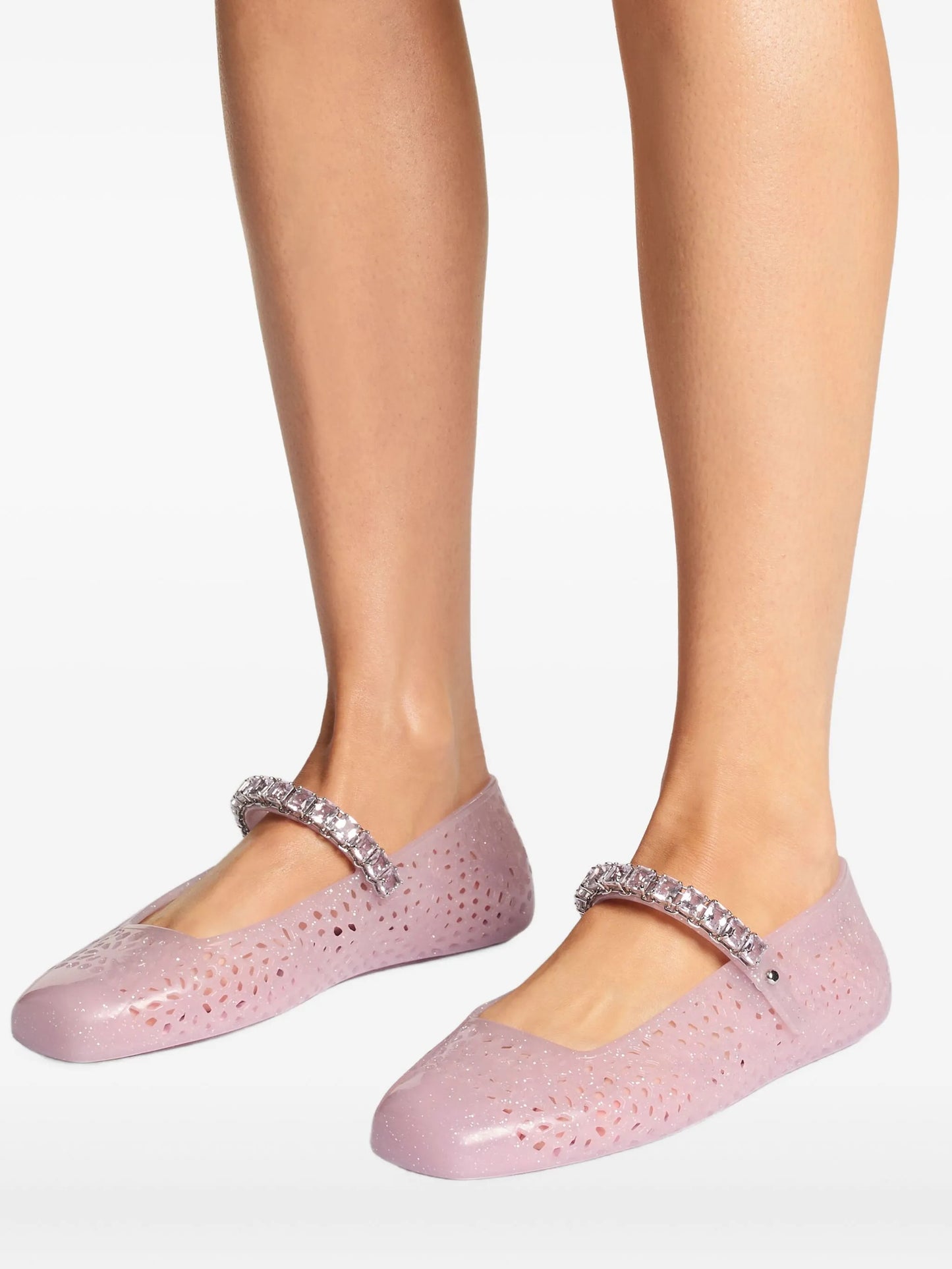 Jelly ballet flats