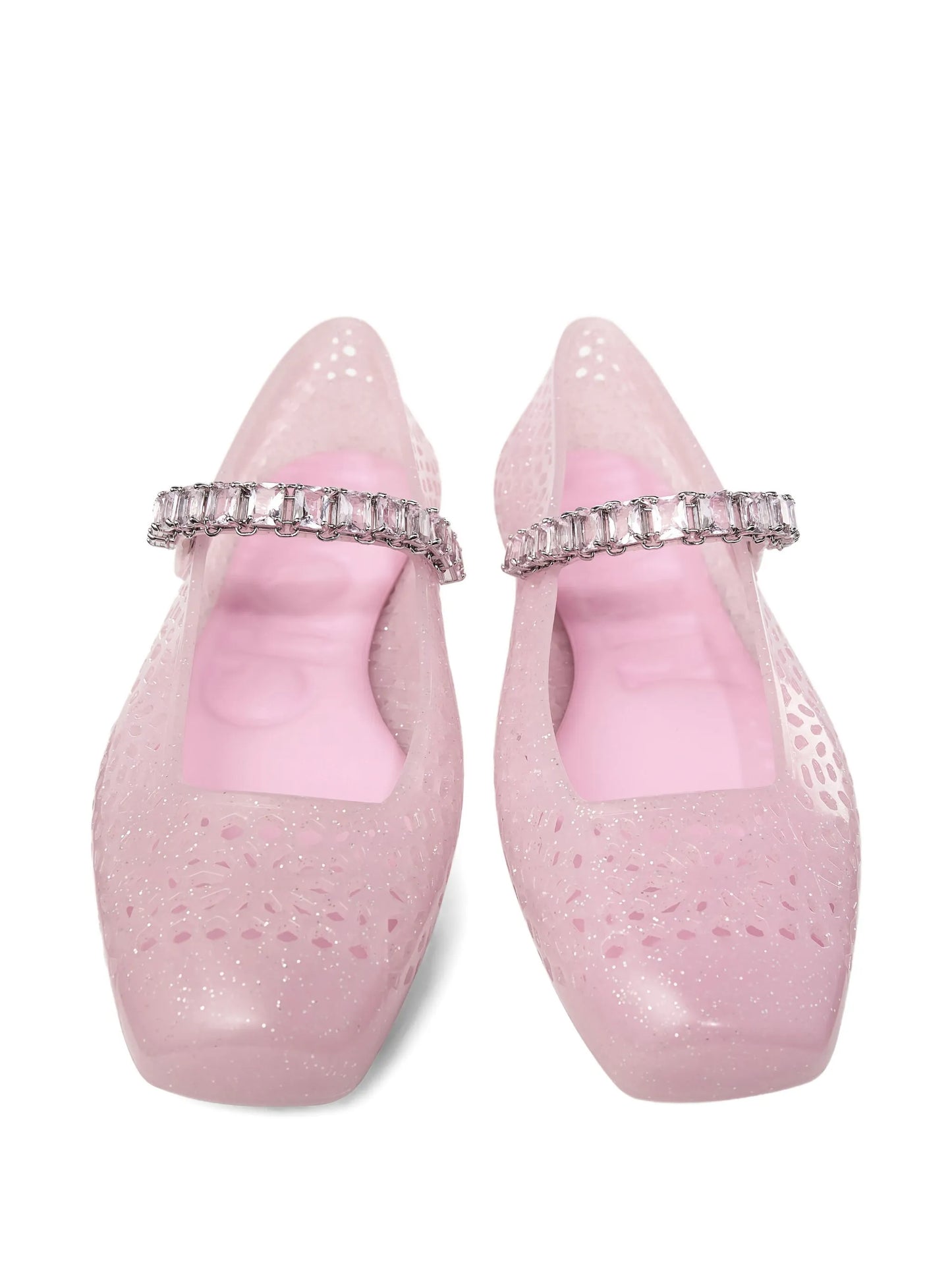 Jelly ballet flats