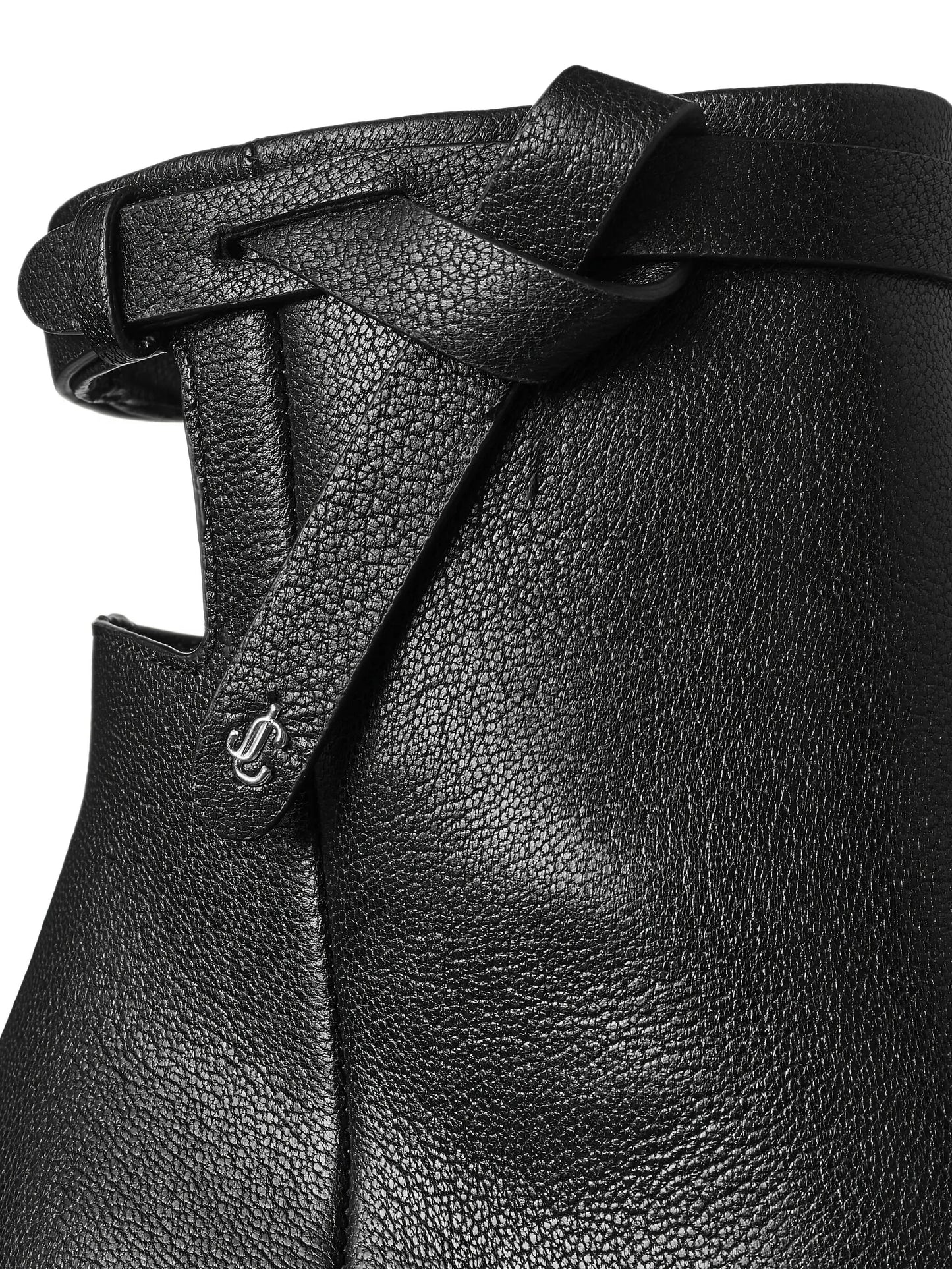 Camie knotted-strap leather ankle boots