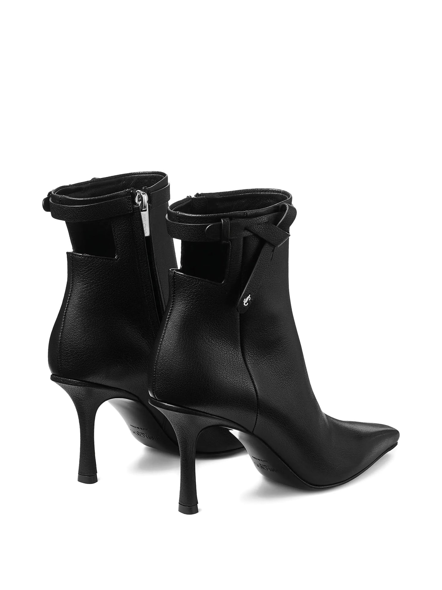 Camie knotted-strap leather ankle boots