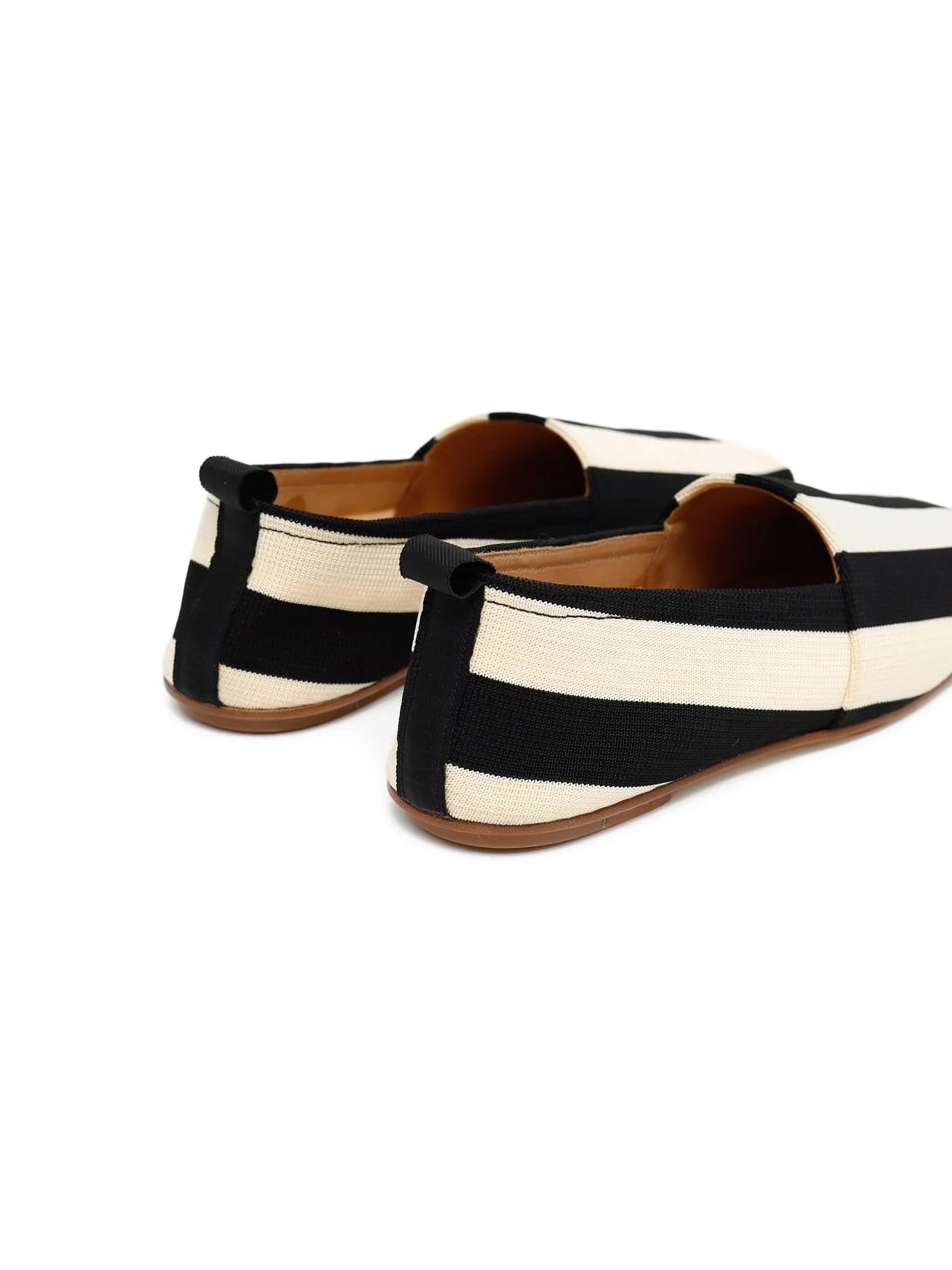 The Carré striped ballet flats