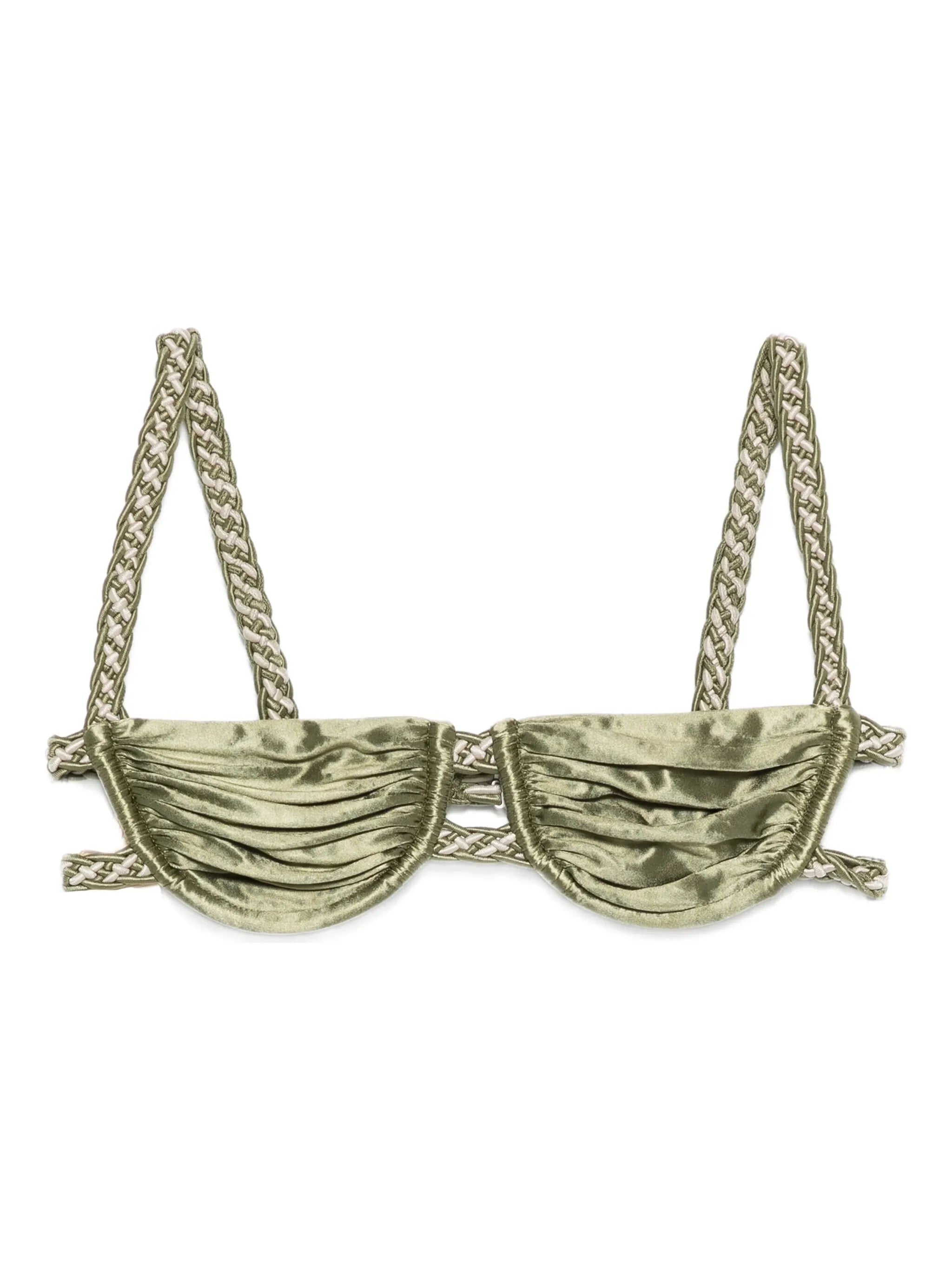 braided bikini top