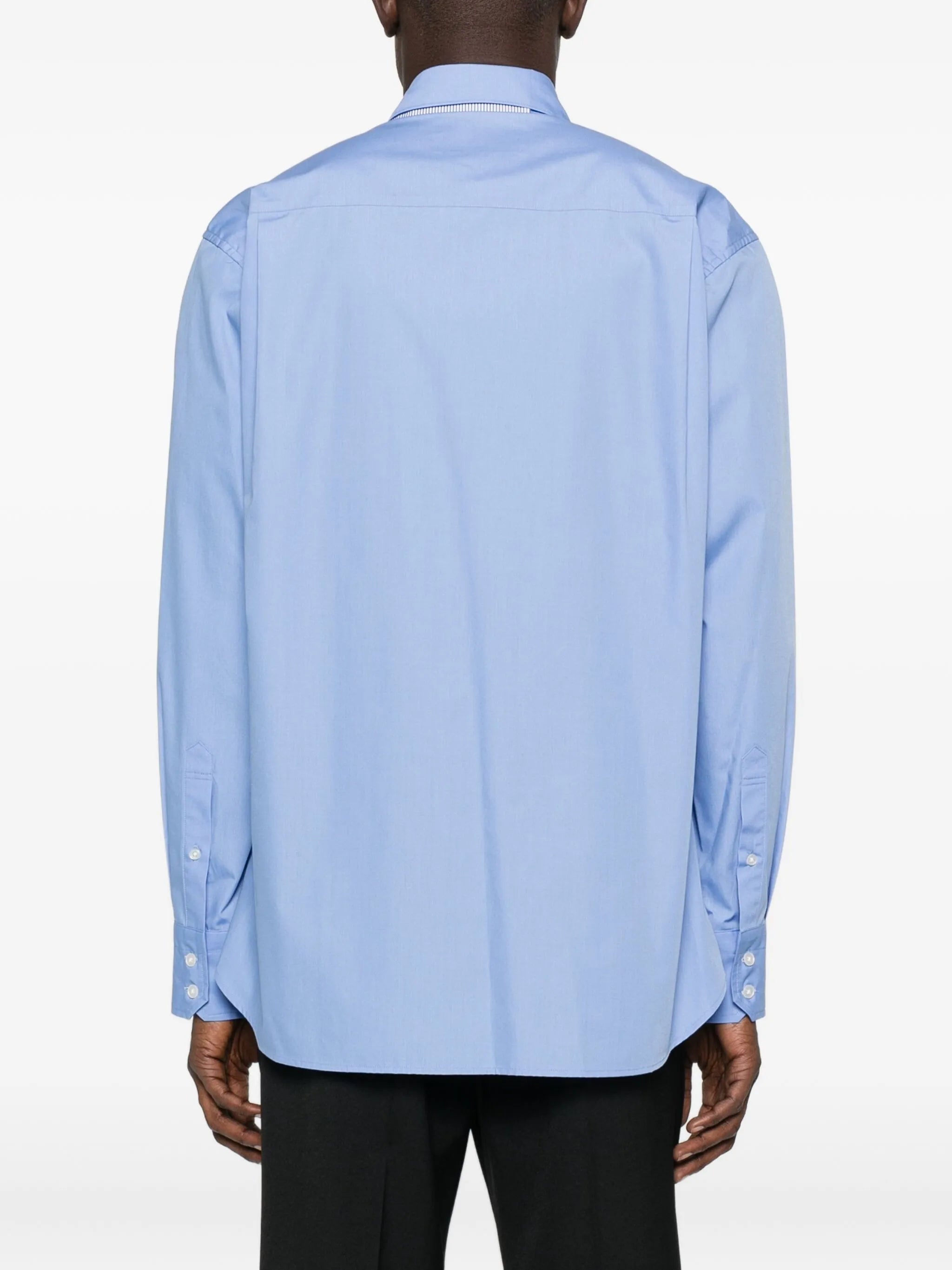 button-down poplin shirt
