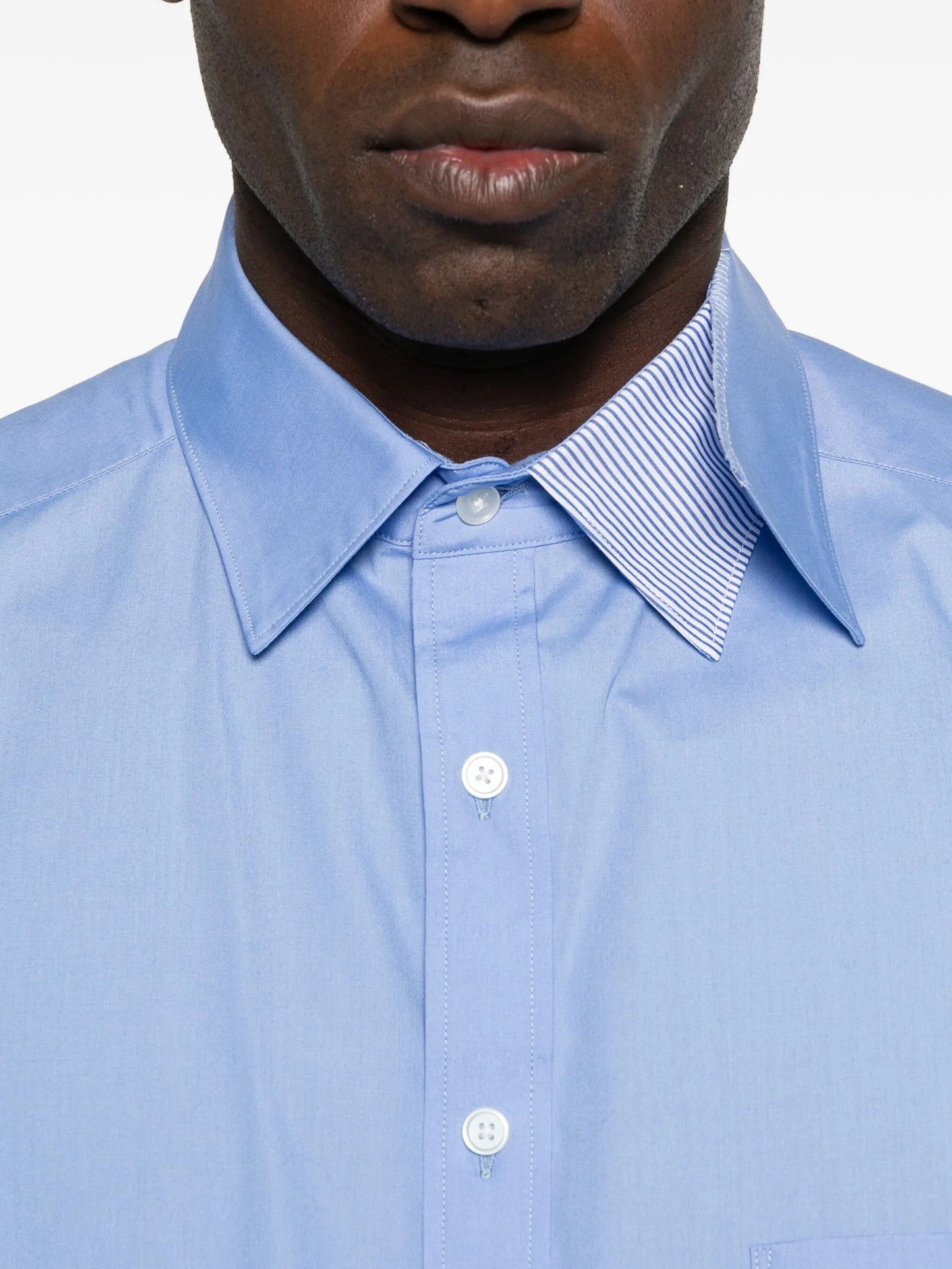 button-down poplin shirt