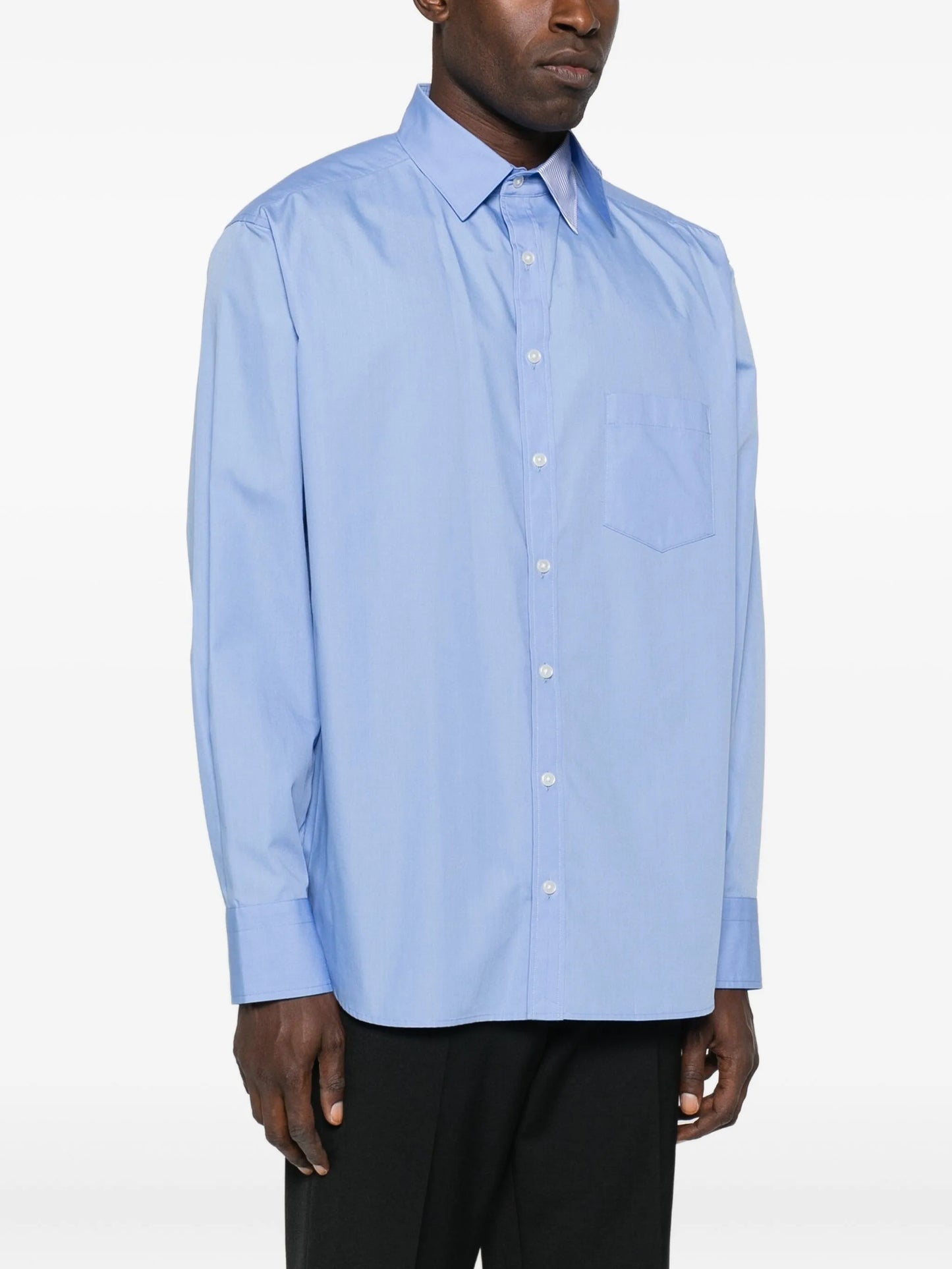 button-down poplin shirt
