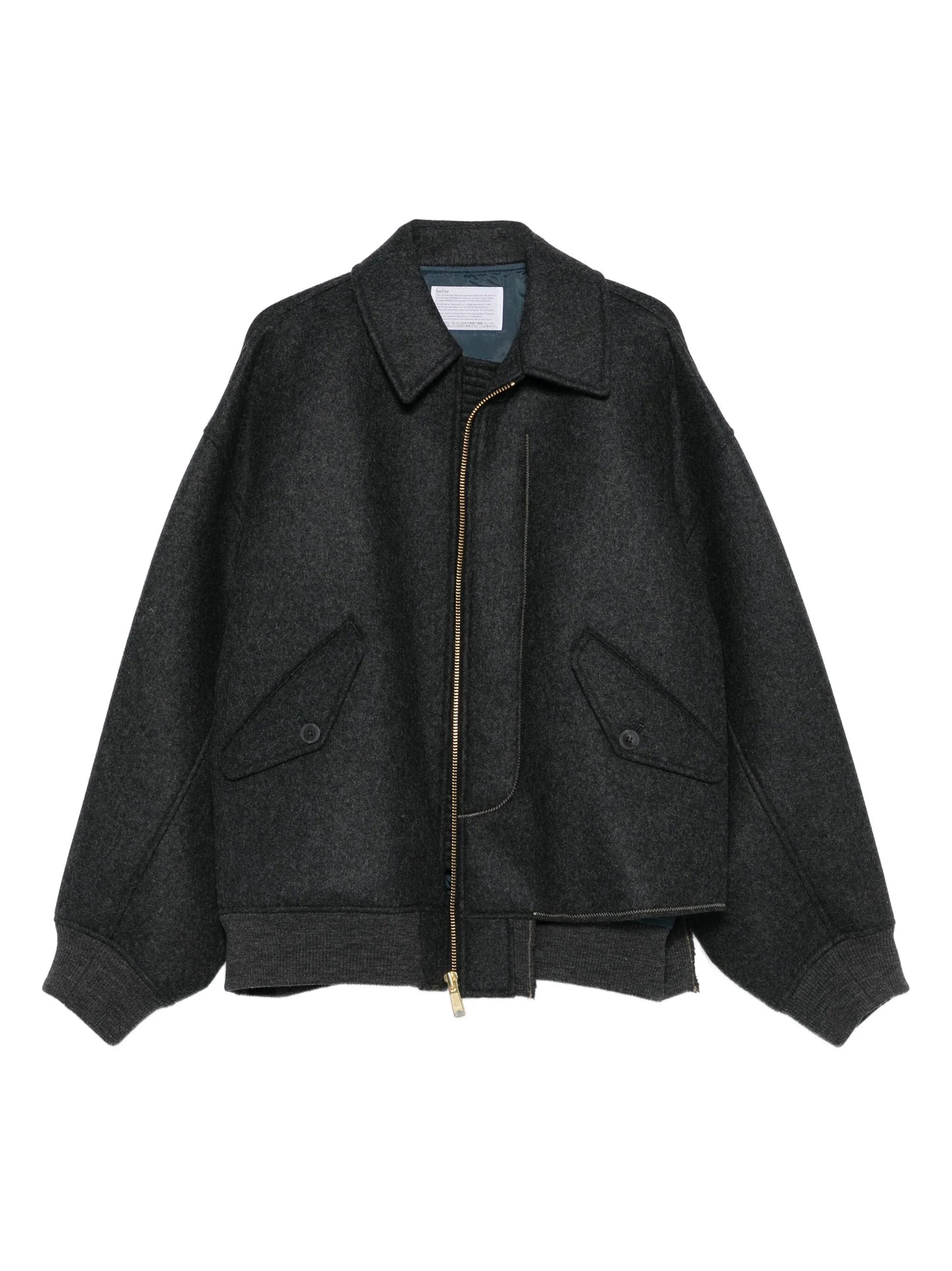 zip-up flap-pocket jacket