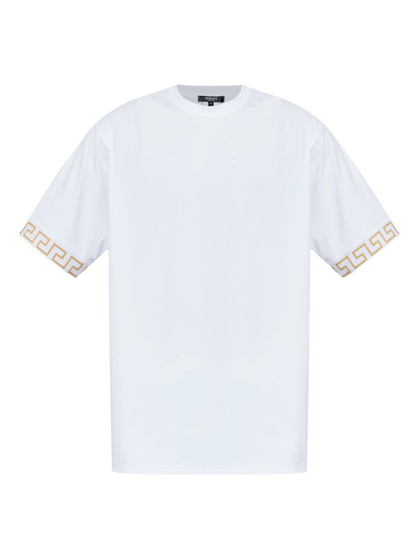 embellished-cuffs T-shirt
