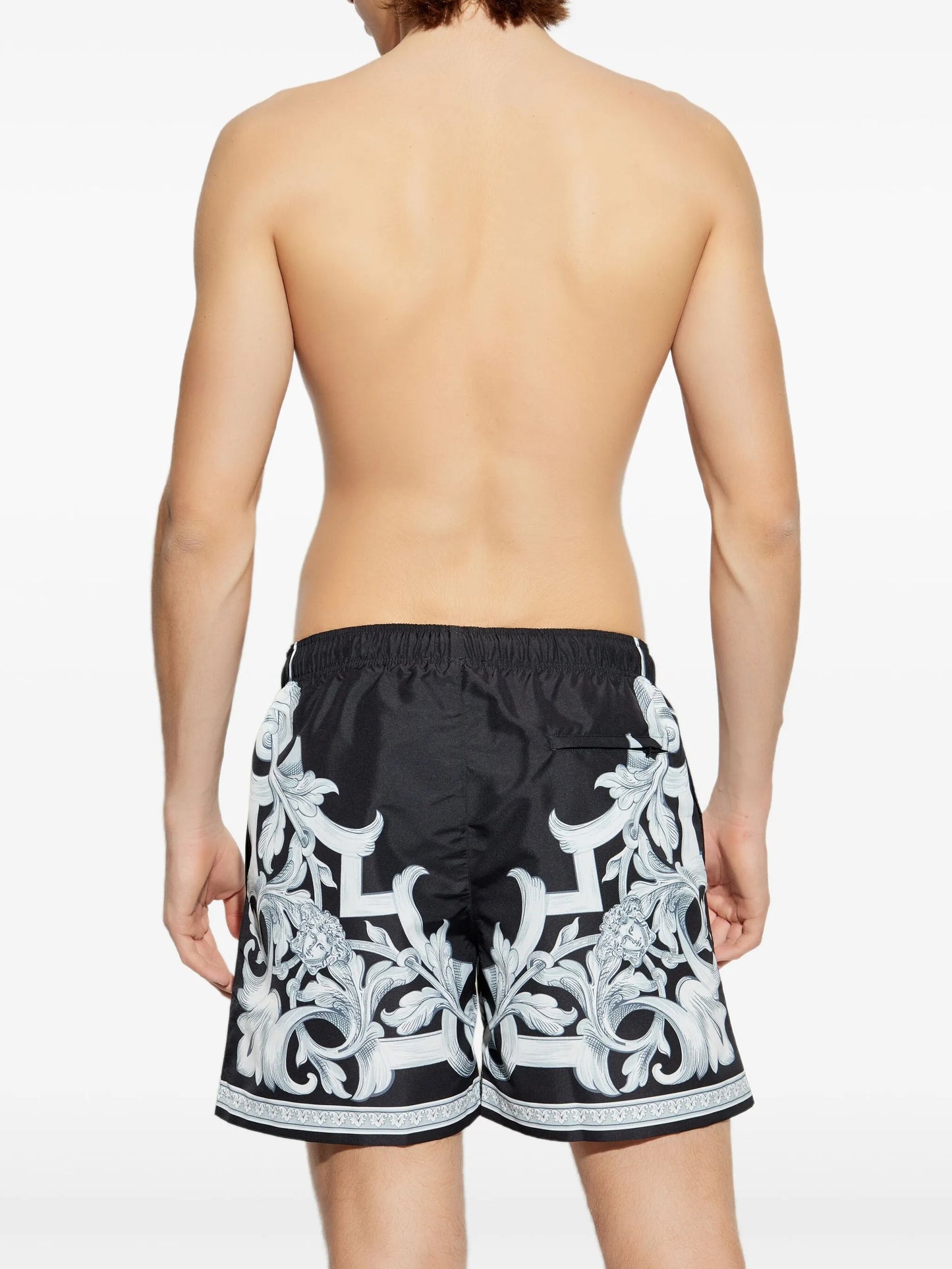 Barocco-print swim shorts