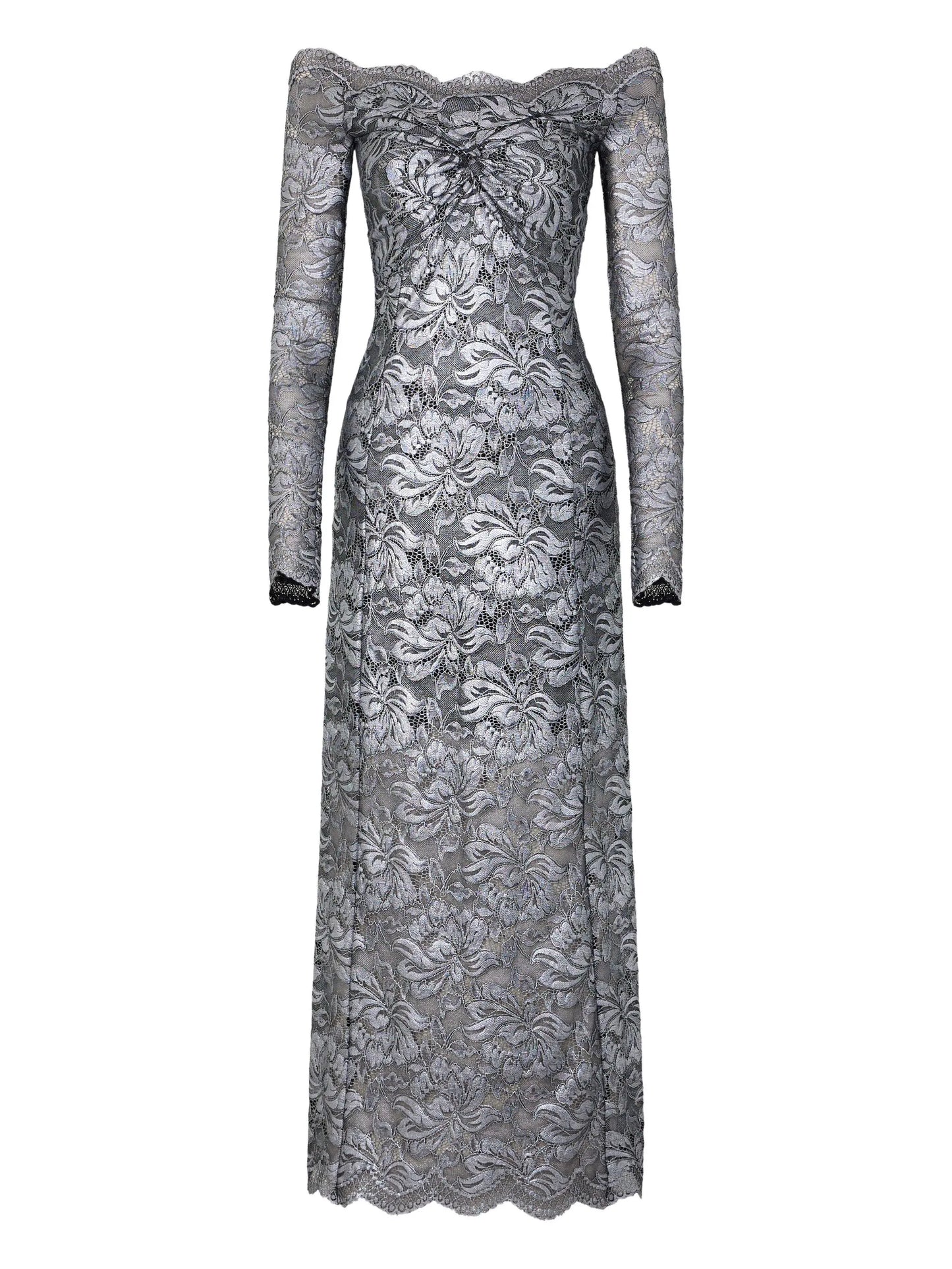 laced maxi dress