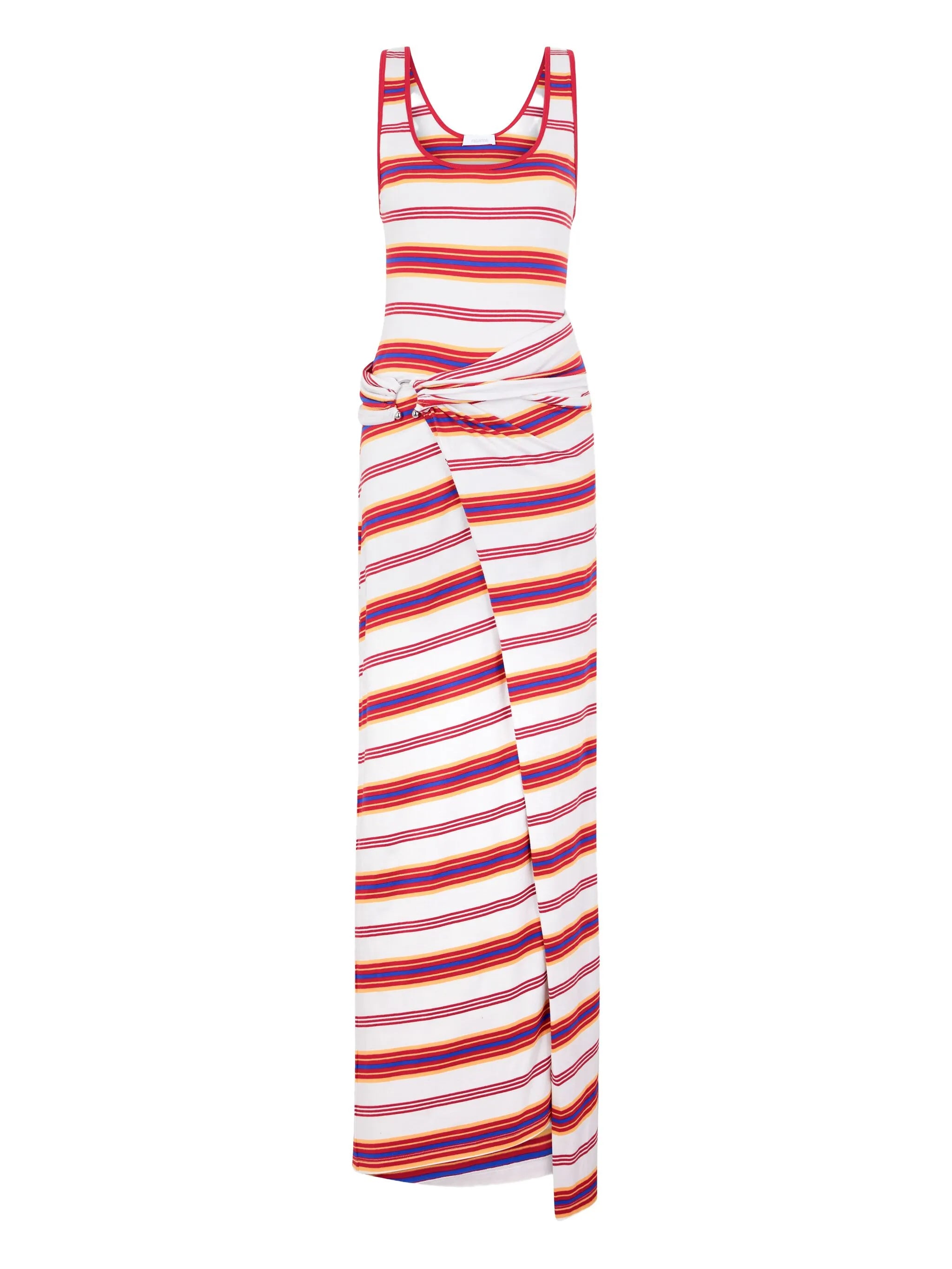 striped maxi dress