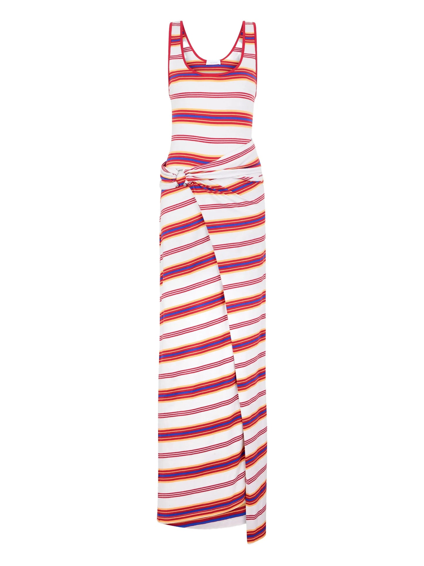 striped maxi dress