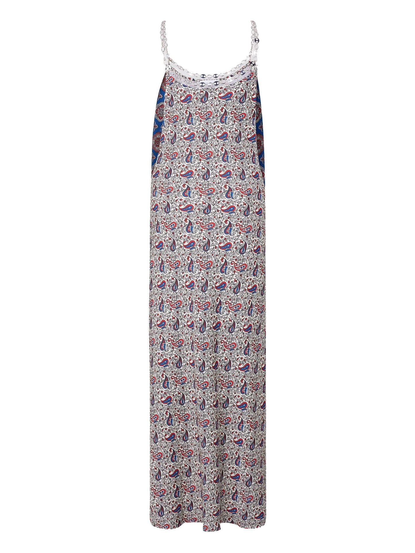 paisley-print maxi dress