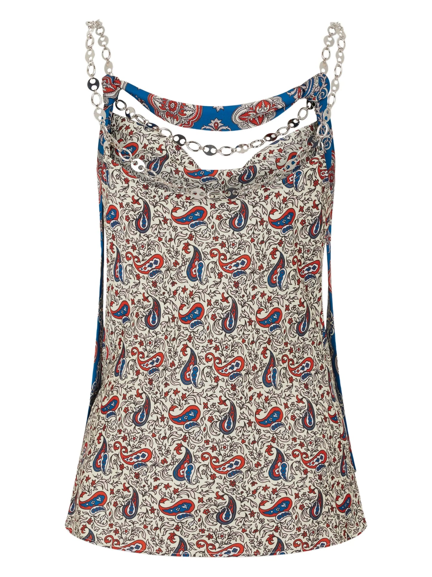 paisley-print top
