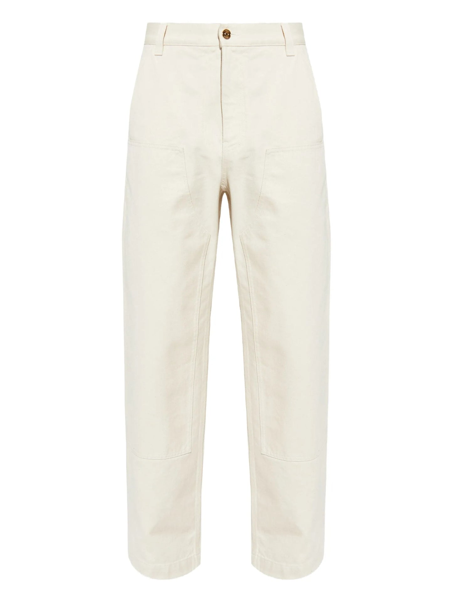 logo-patch utility trousers