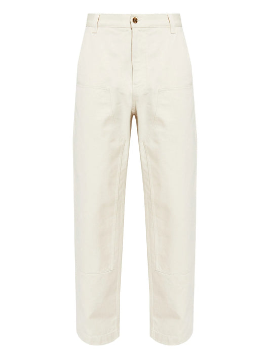 logo-patch utility trousers