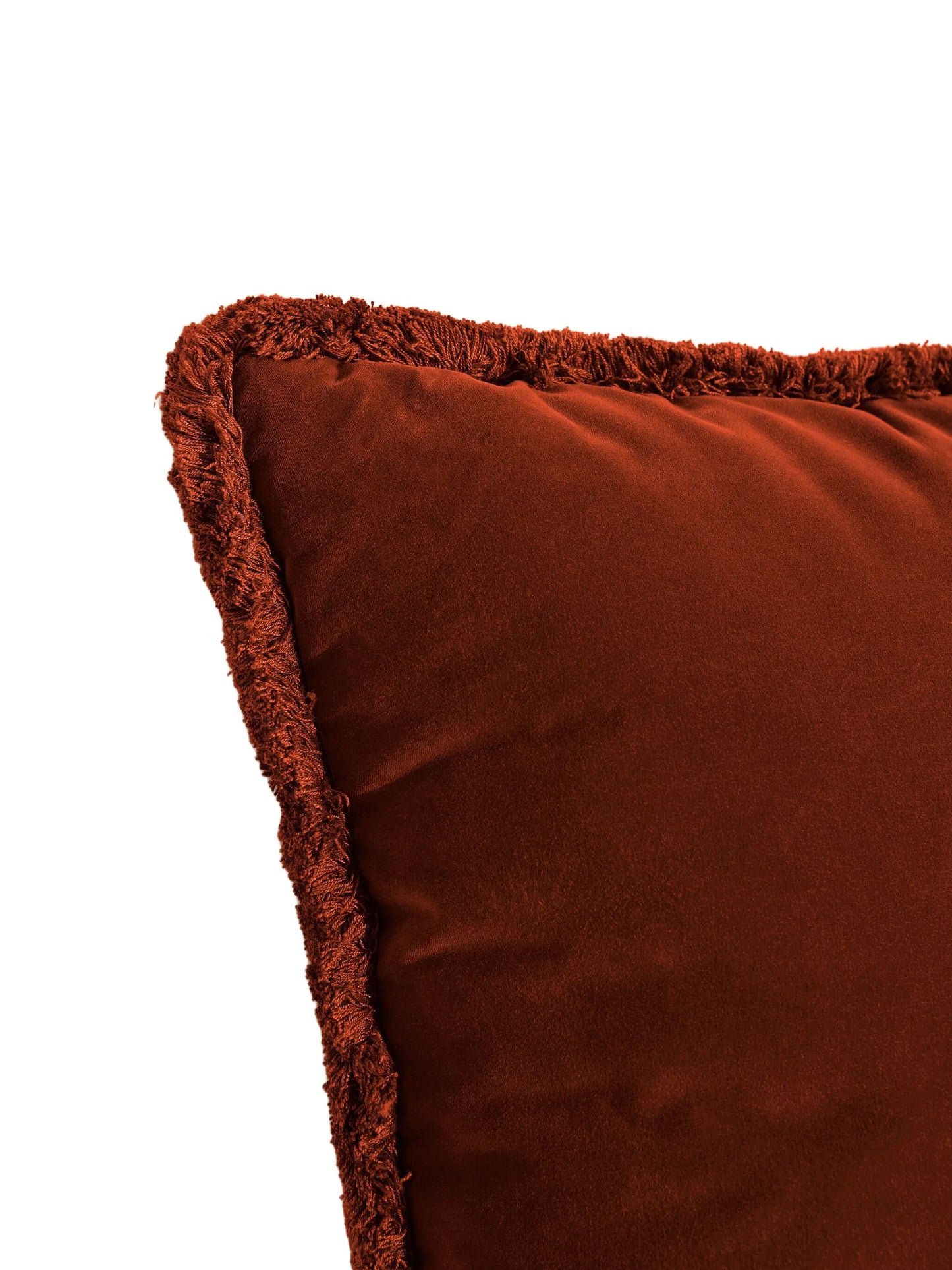 Margeaux fringed square cushion (50cm x 50cm)