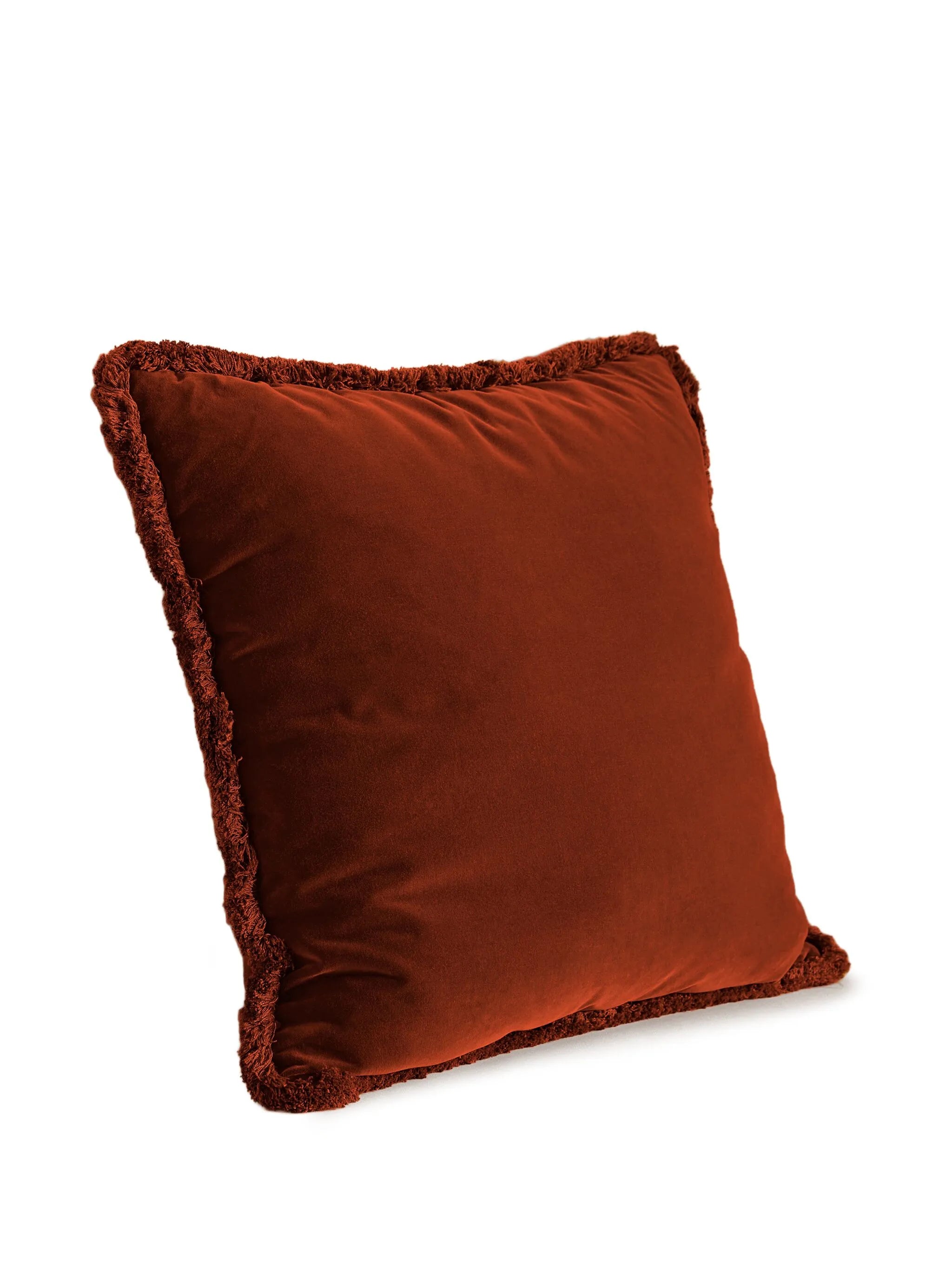 Margeaux fringed square cushion (50cm x 50cm)