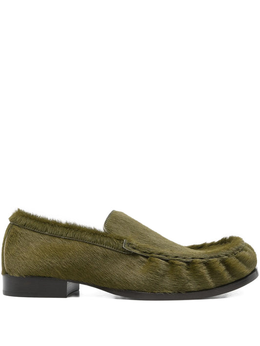 leather loafers