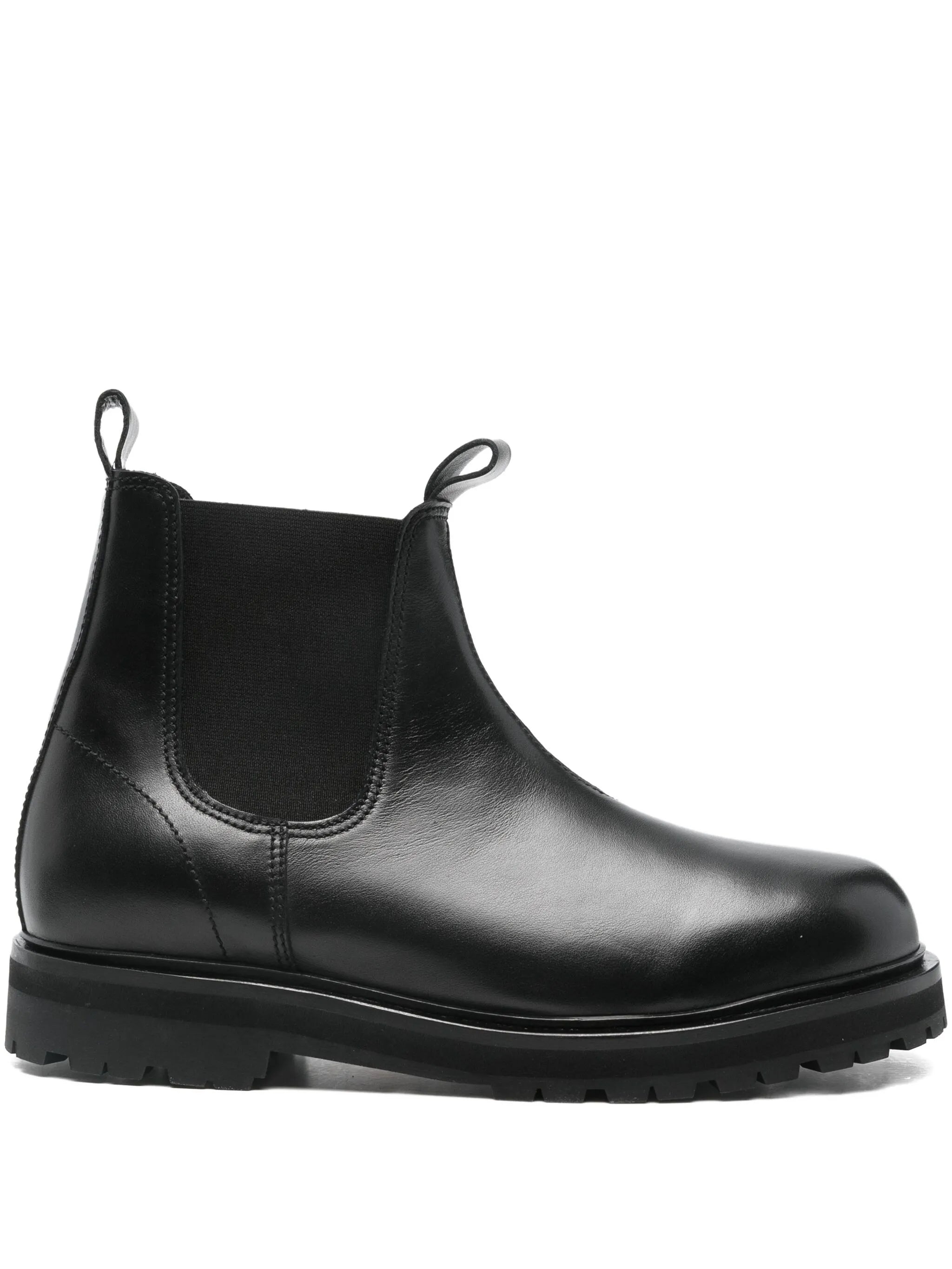 leather Chelsea boots