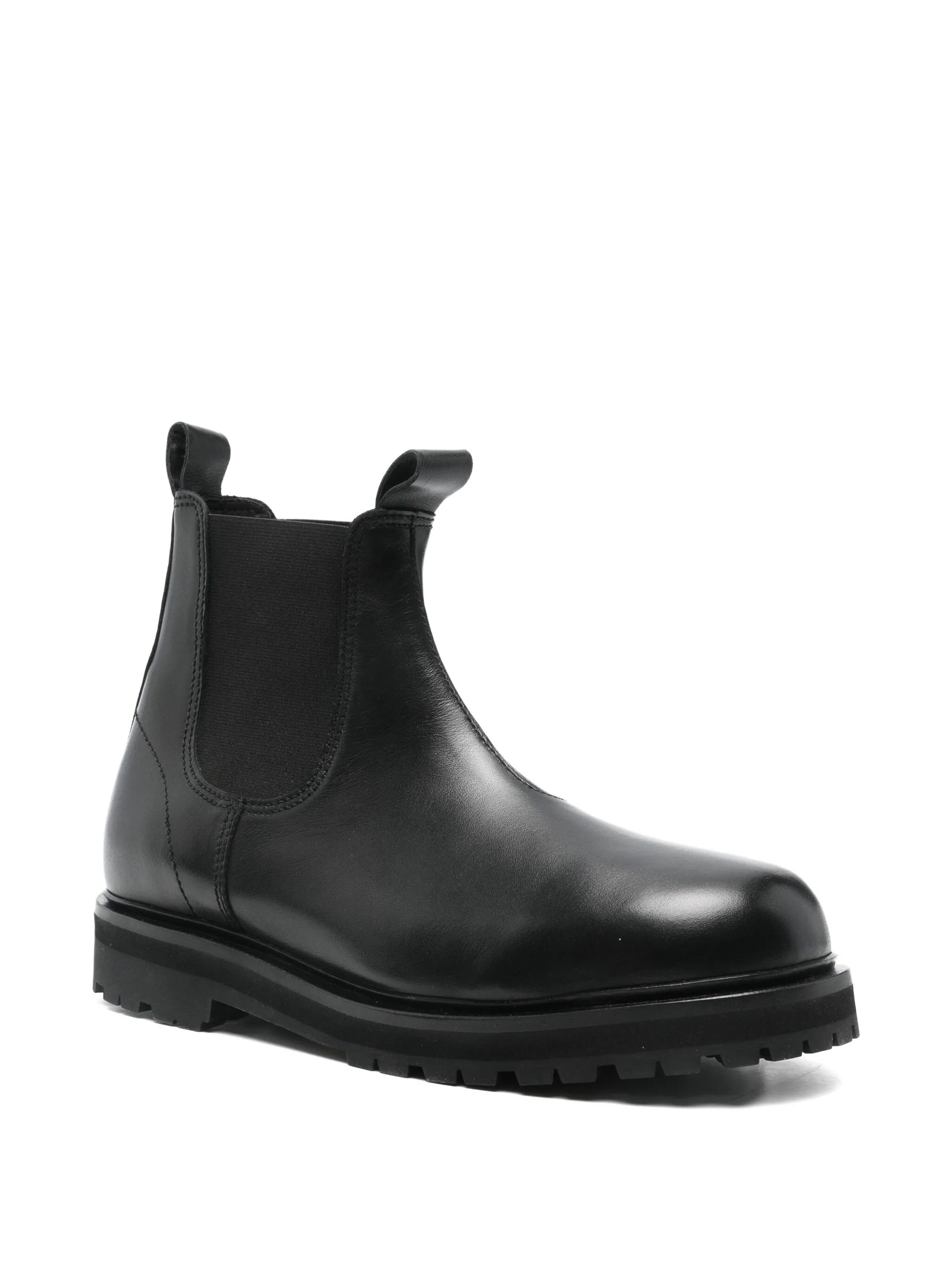 leather Chelsea boots