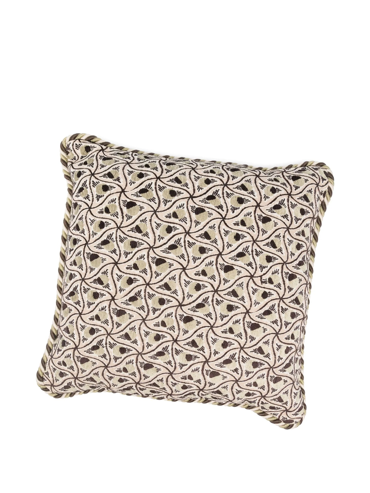 Murphy jacquard-patterned corded cushion