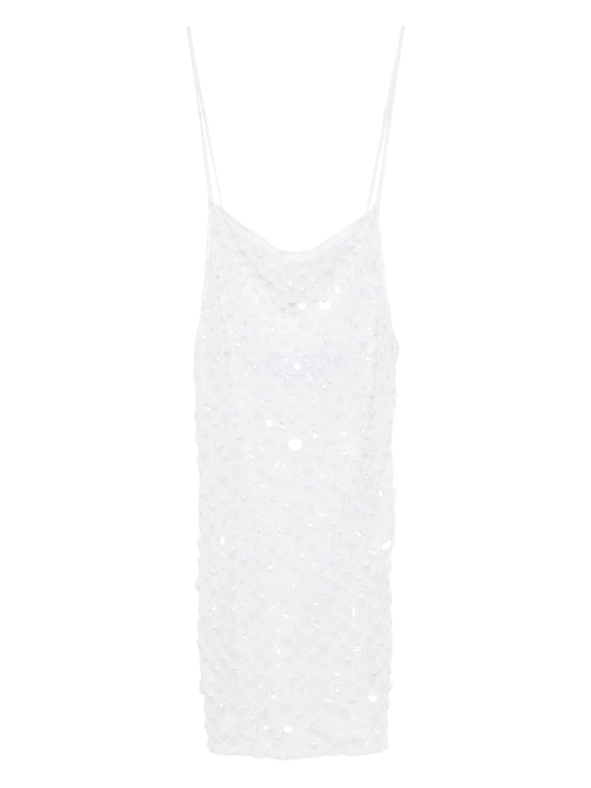 sequin-embellished mini dress