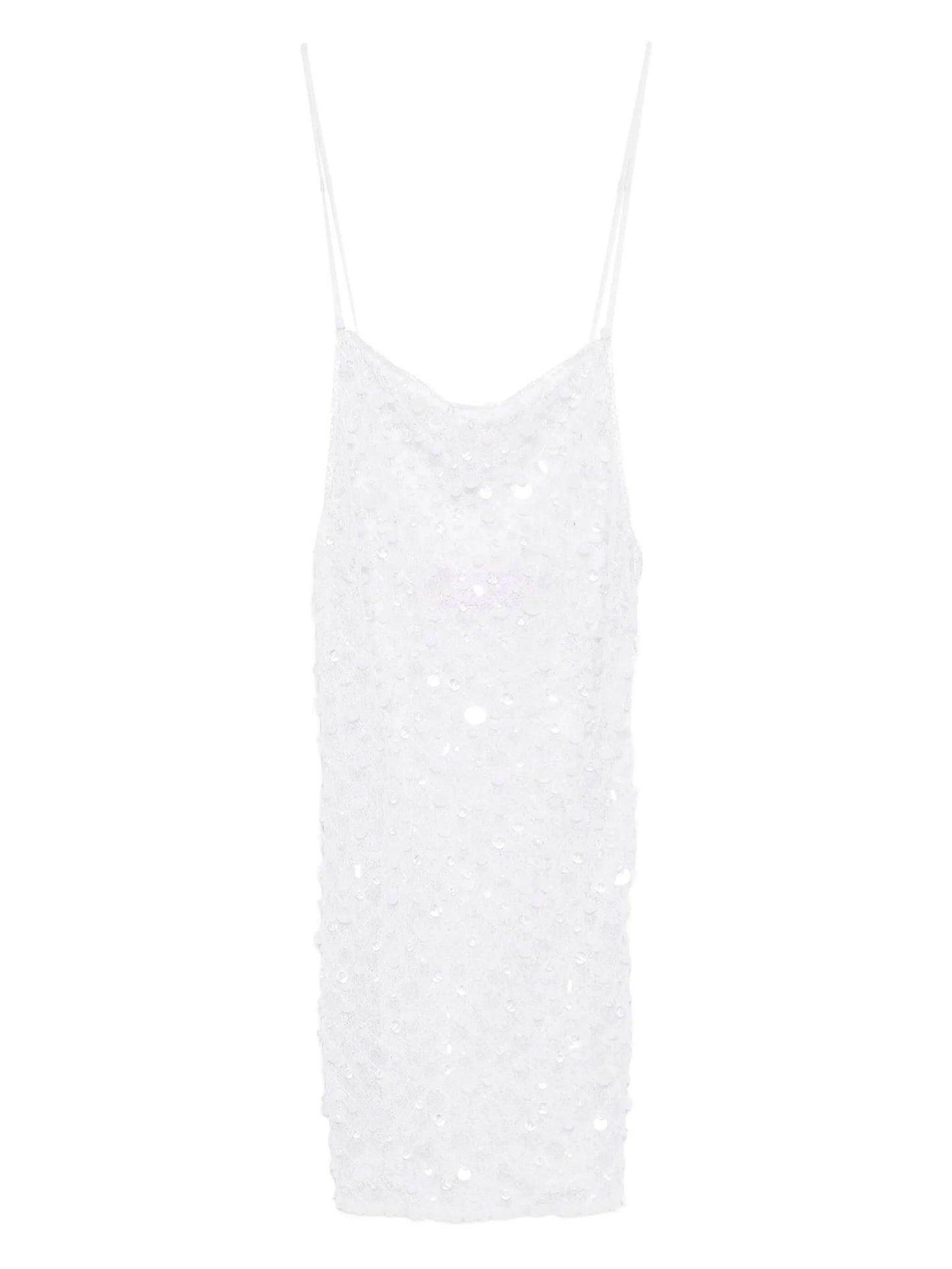 sequin-embellished mini dress
