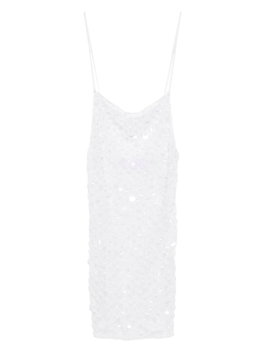 sequin-embellished mini dress