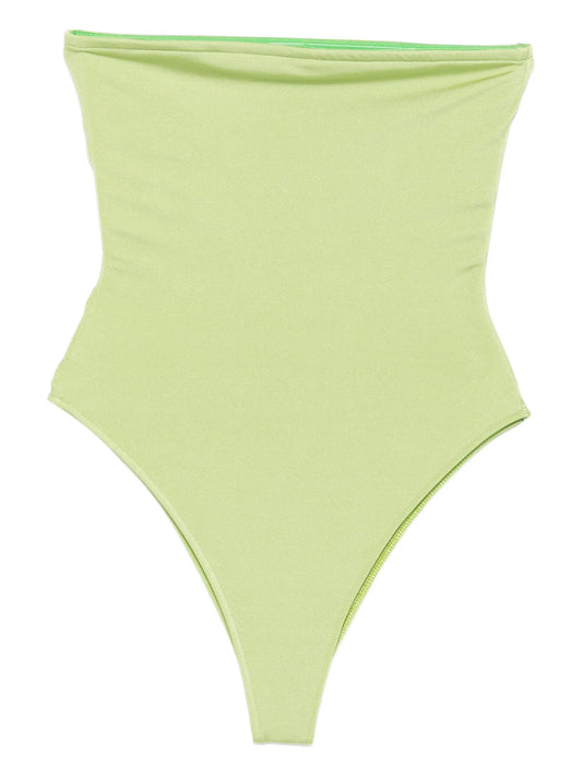 strapless swimsuit