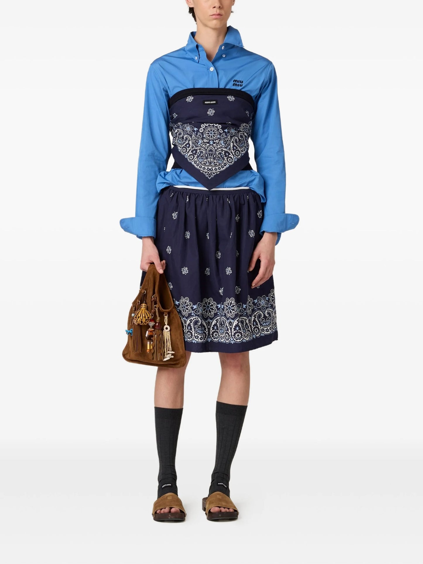 poplin bandana top