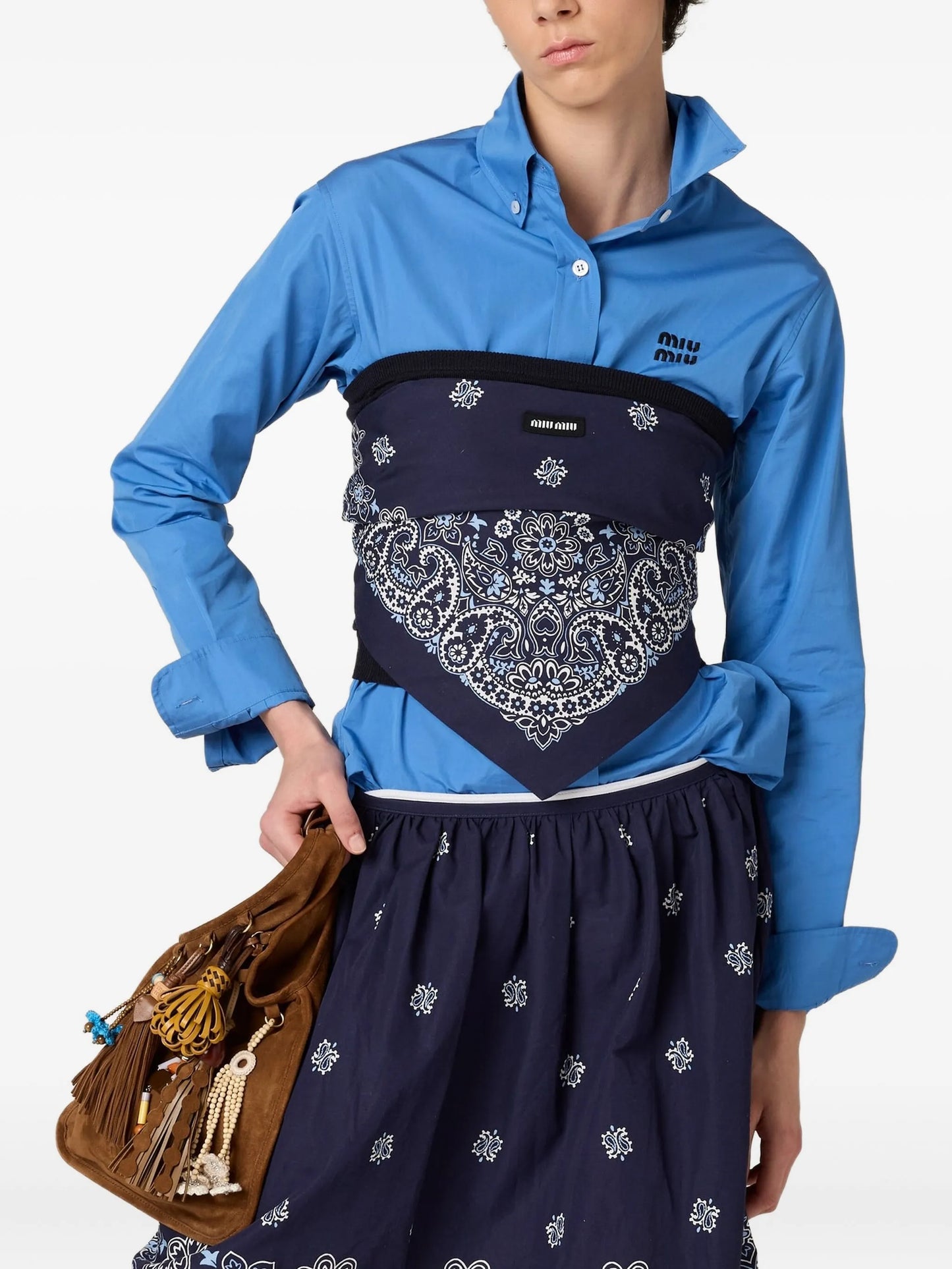 poplin bandana top