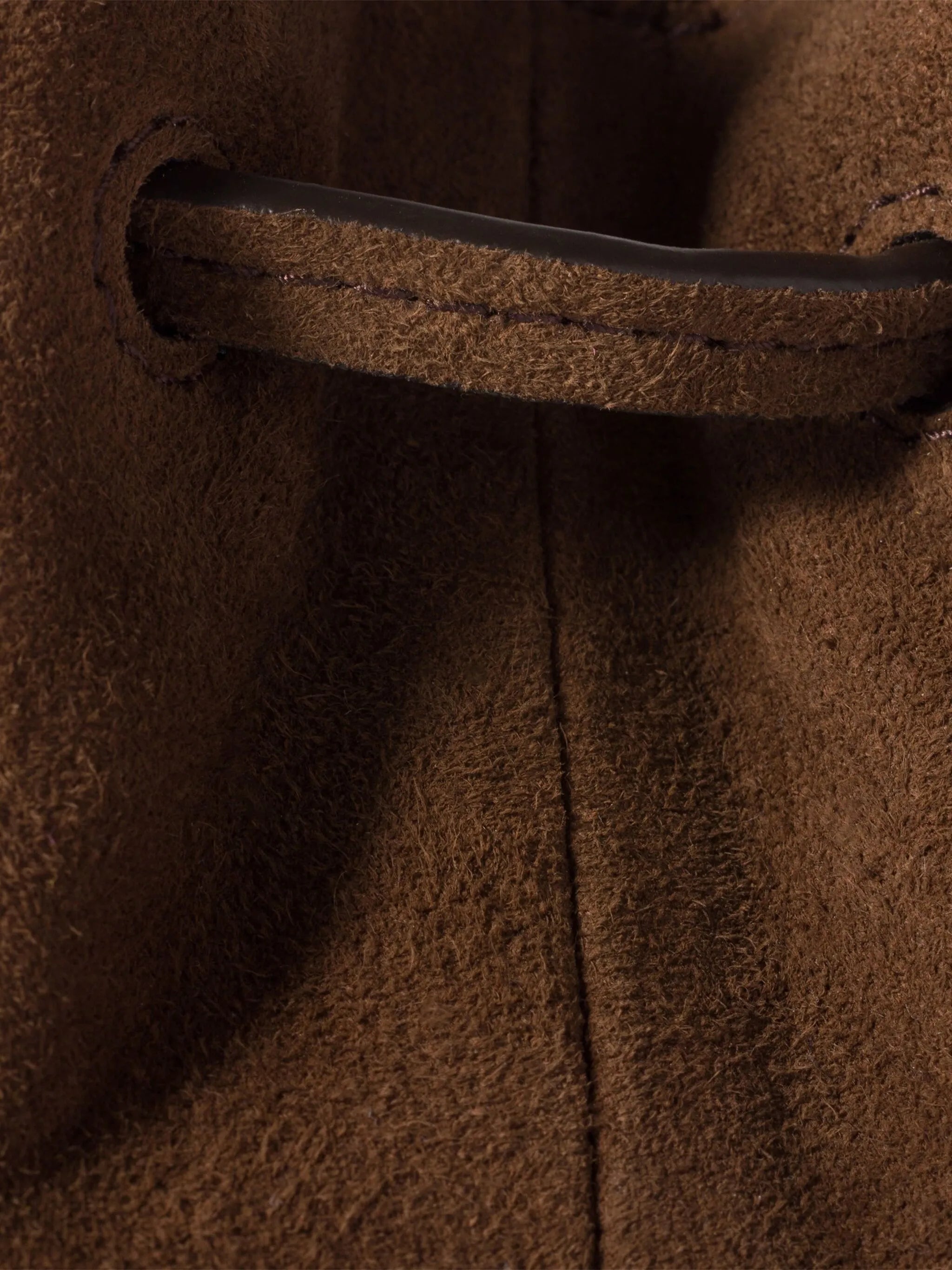suede tote  bag