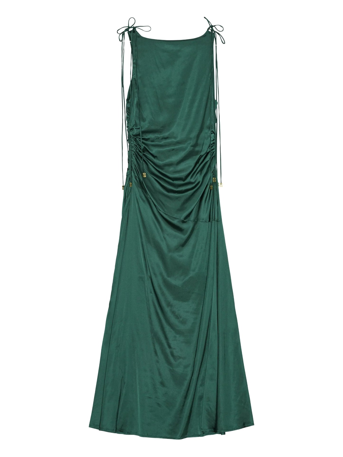 satin maxi dress
