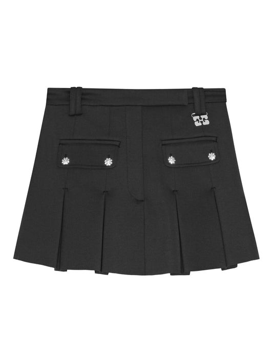 logo-plaque mini skirt