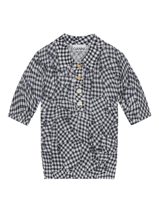 patterned-jacquard top
